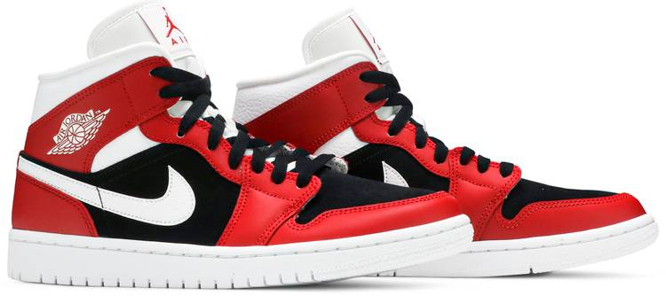 Air Jordan 1 Mid Gym Red Black BQ6472-601
