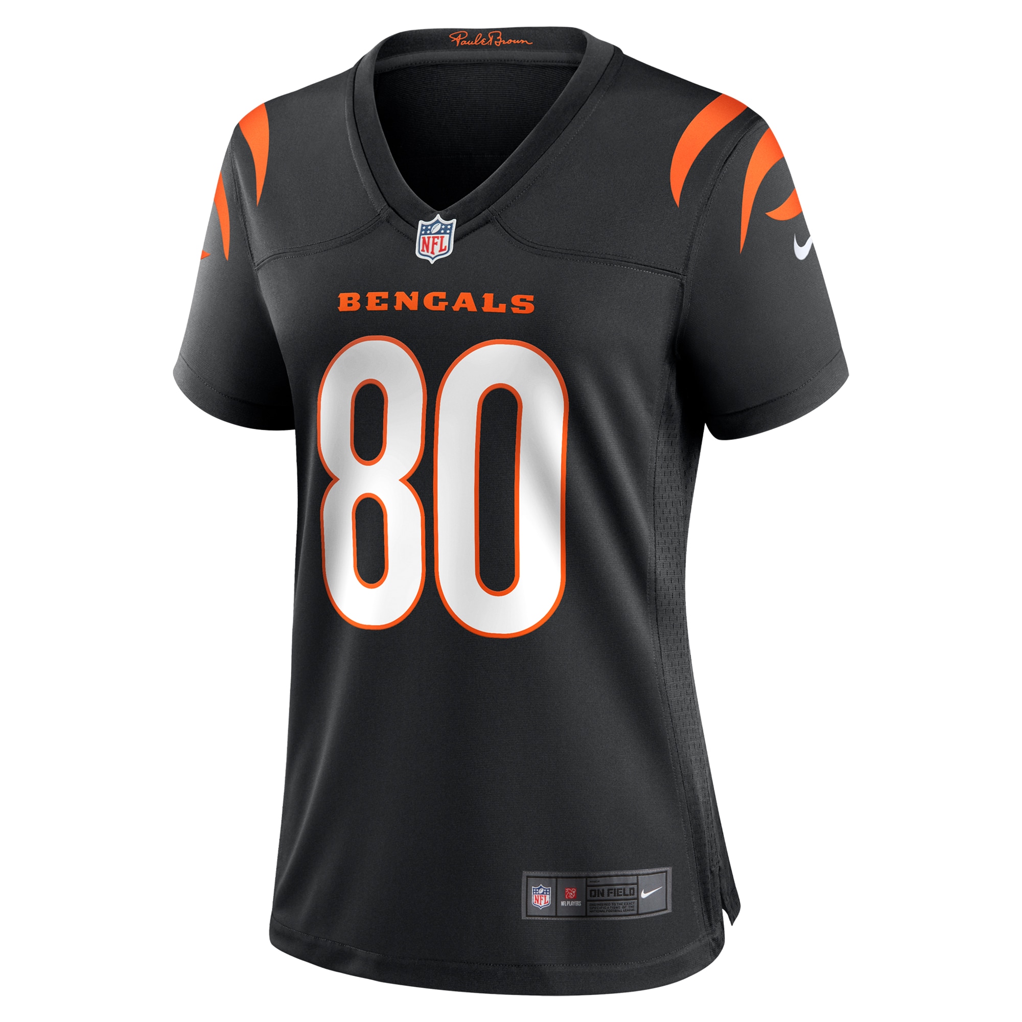 Cincinnati Bengals Cris Collinsworth Black Team Retired Player Game NFL Jersey Women's