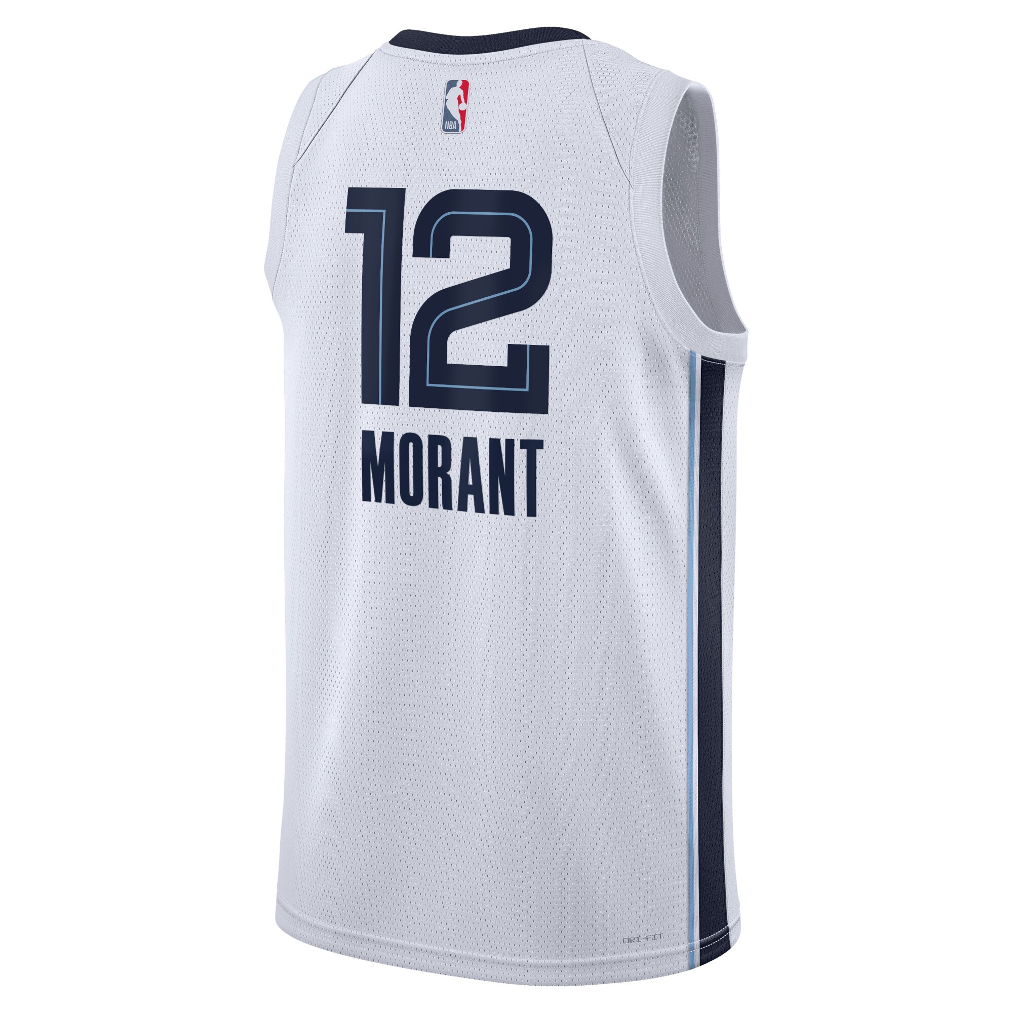Memphis Grizzlies Association Edition Swingman White Ja Moran Unisex NBA Jersey Unisex