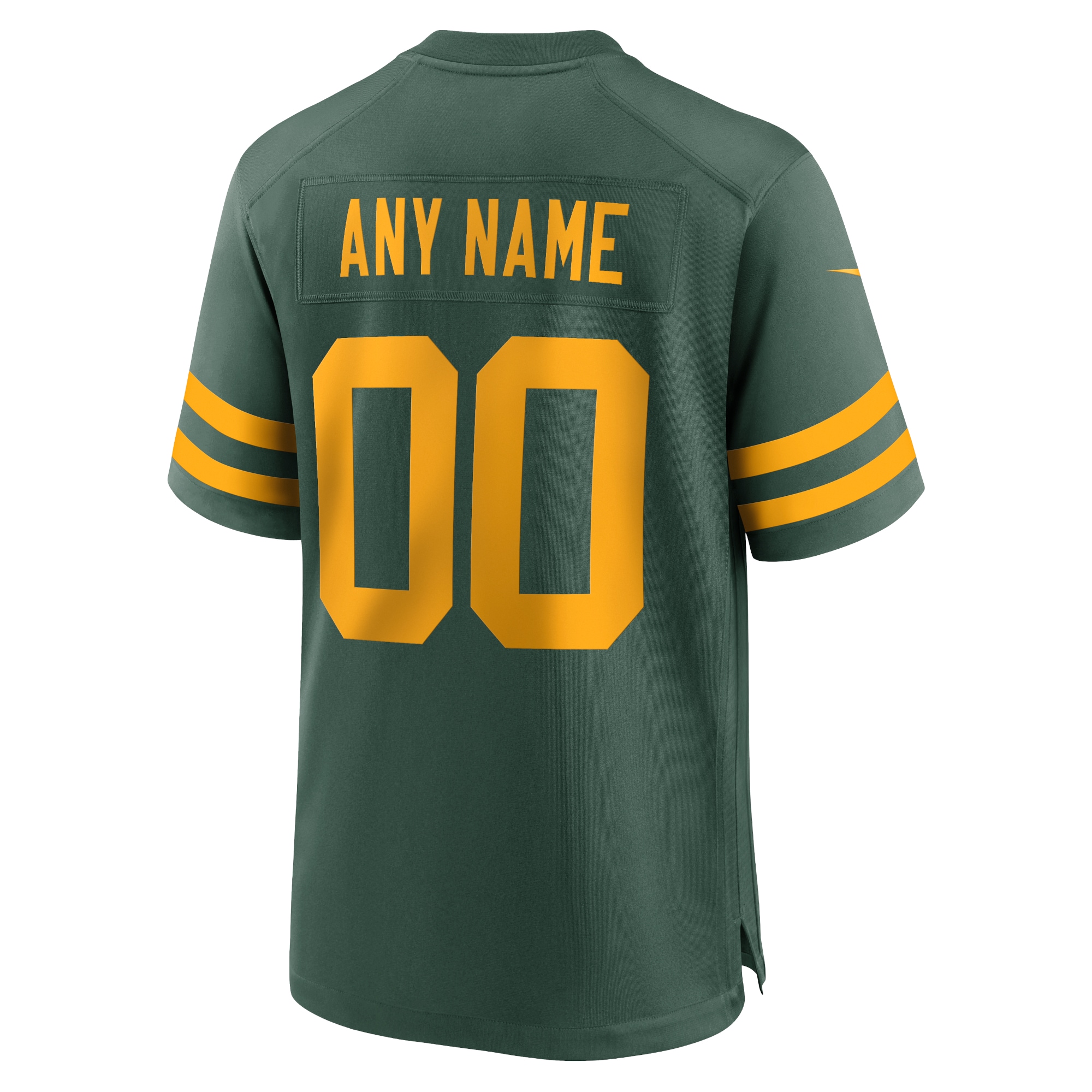 Green Bay Packers Green Alternate Custom NFL Jersey Men's