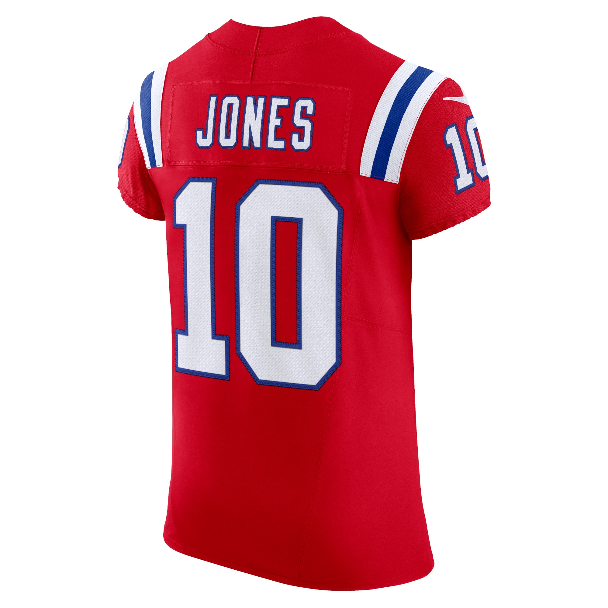 New England Patriots Mac Jones Red Alternate Vapor F.U.S.E. Elite NFL Jersey Men's