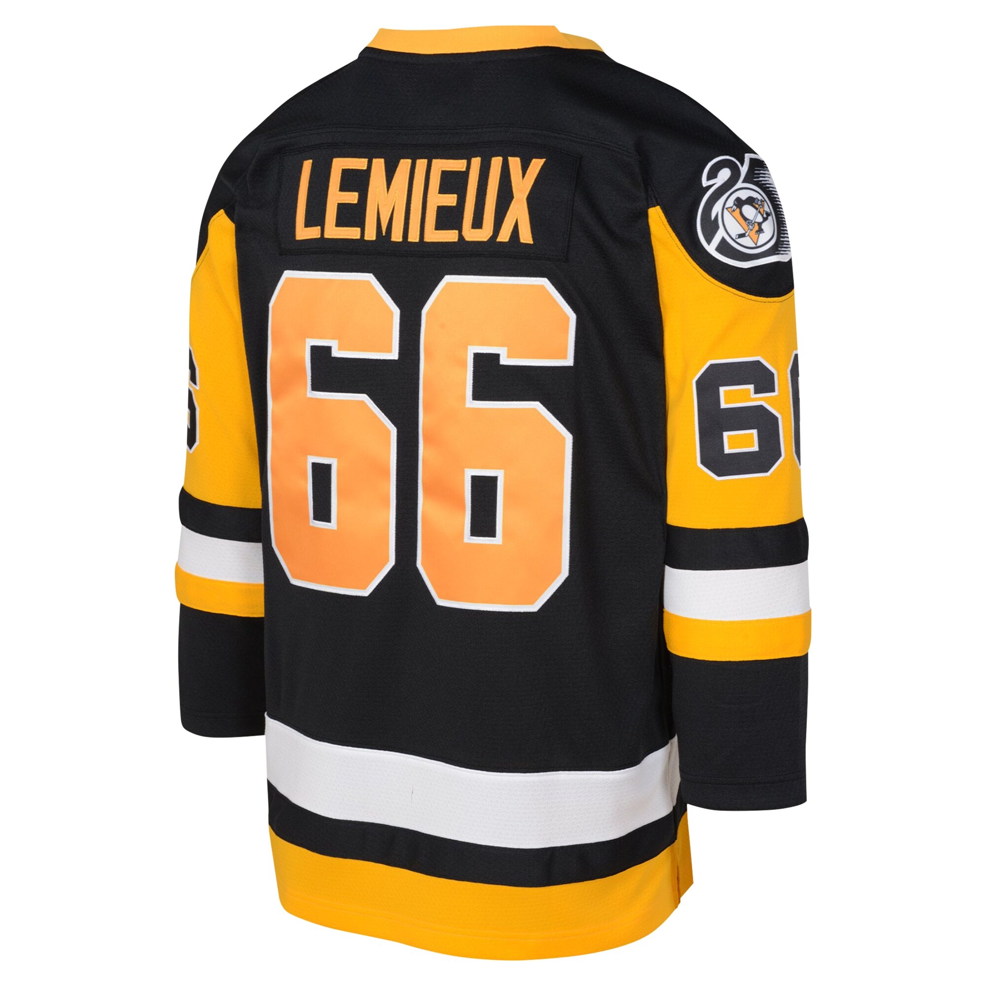 Pittsburgh Penguins Mario Lemieux Mitchell Ness Black 1991-92 Blue Line Player NHL Jersey Youth