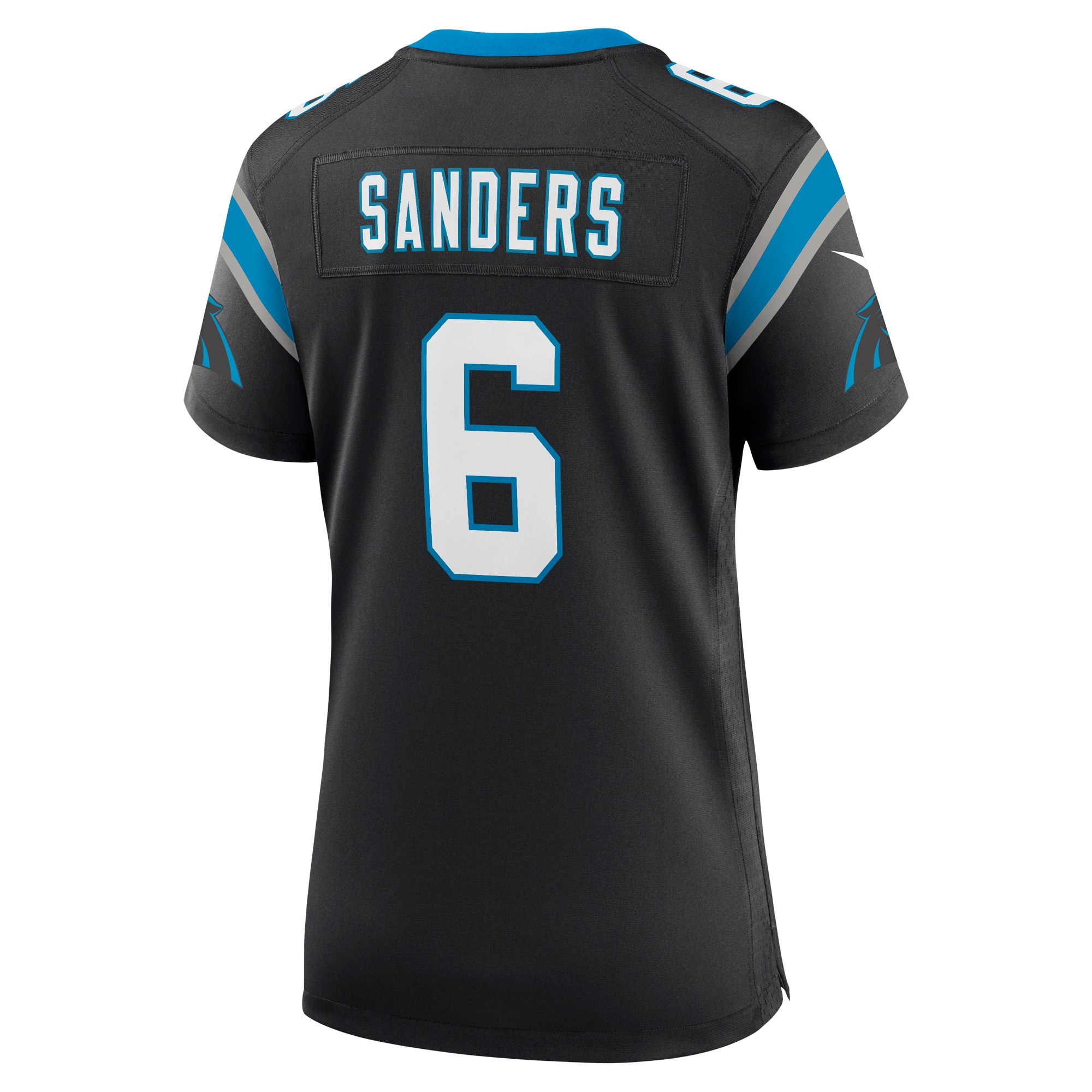 Carolina Panthers Miles Sanders Black All Player NFL Jersey Women's