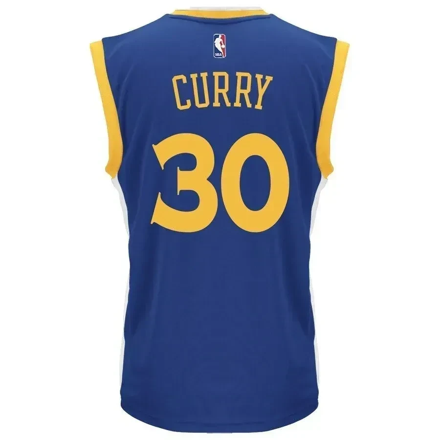 Stephen Curry Golden State Warriors Road Royal Blue NBA Jersey Men's