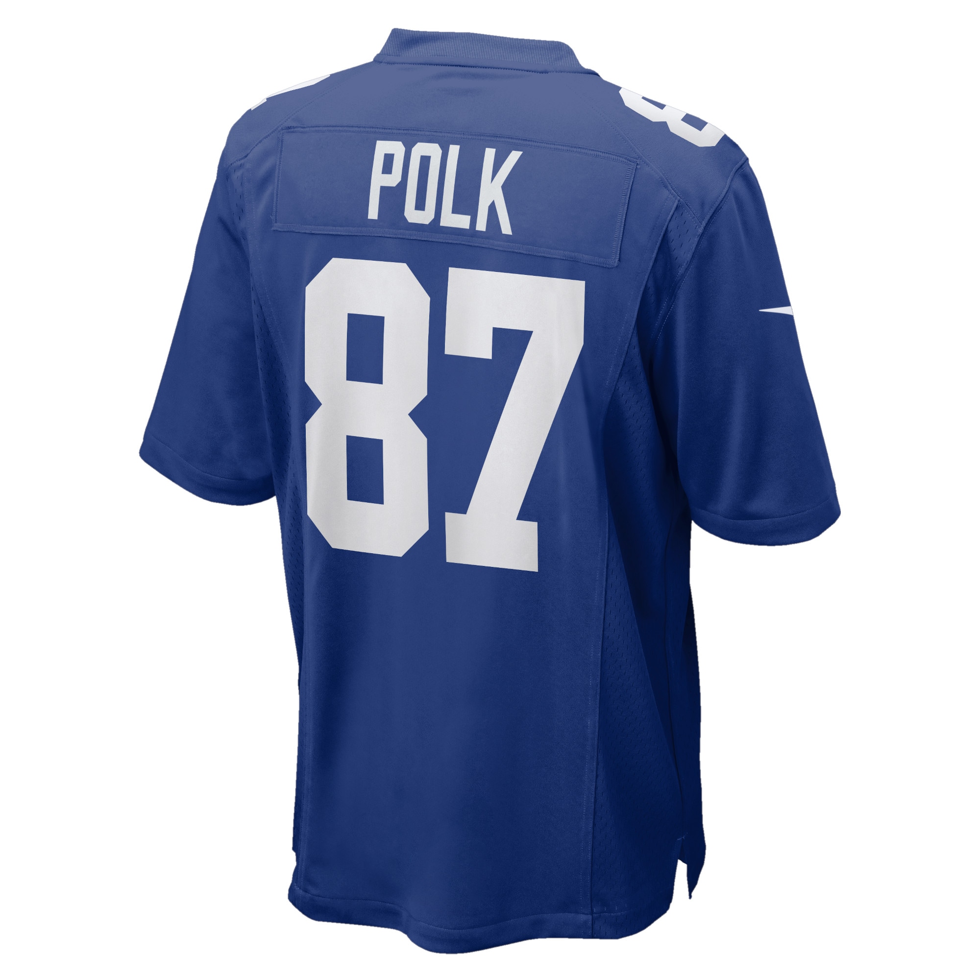 New York Giants Makai Polk Royal Home Game Player NFL Jersey Men's