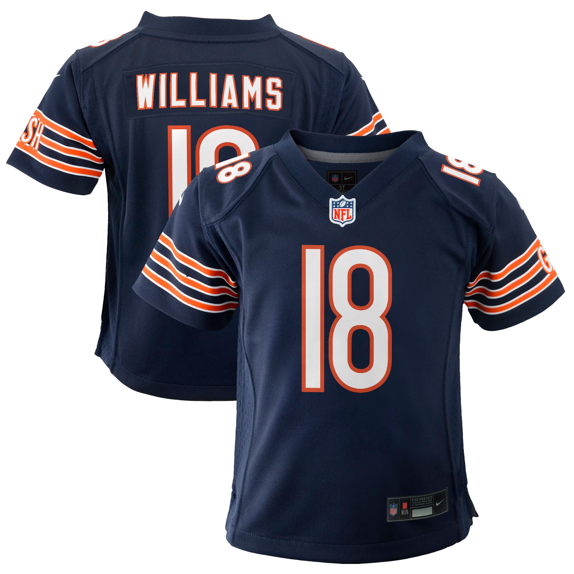 Chicago Bears Caleb Williams Navy Player Game NFL Jersey Youth