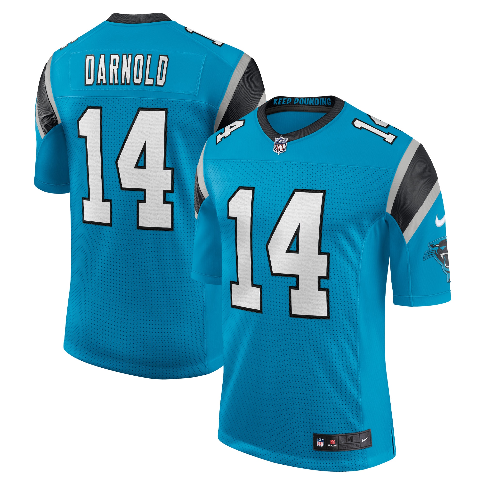 Carolina Panthers Sam Darnold Blue Vapor Limited NFL Jersey Men's