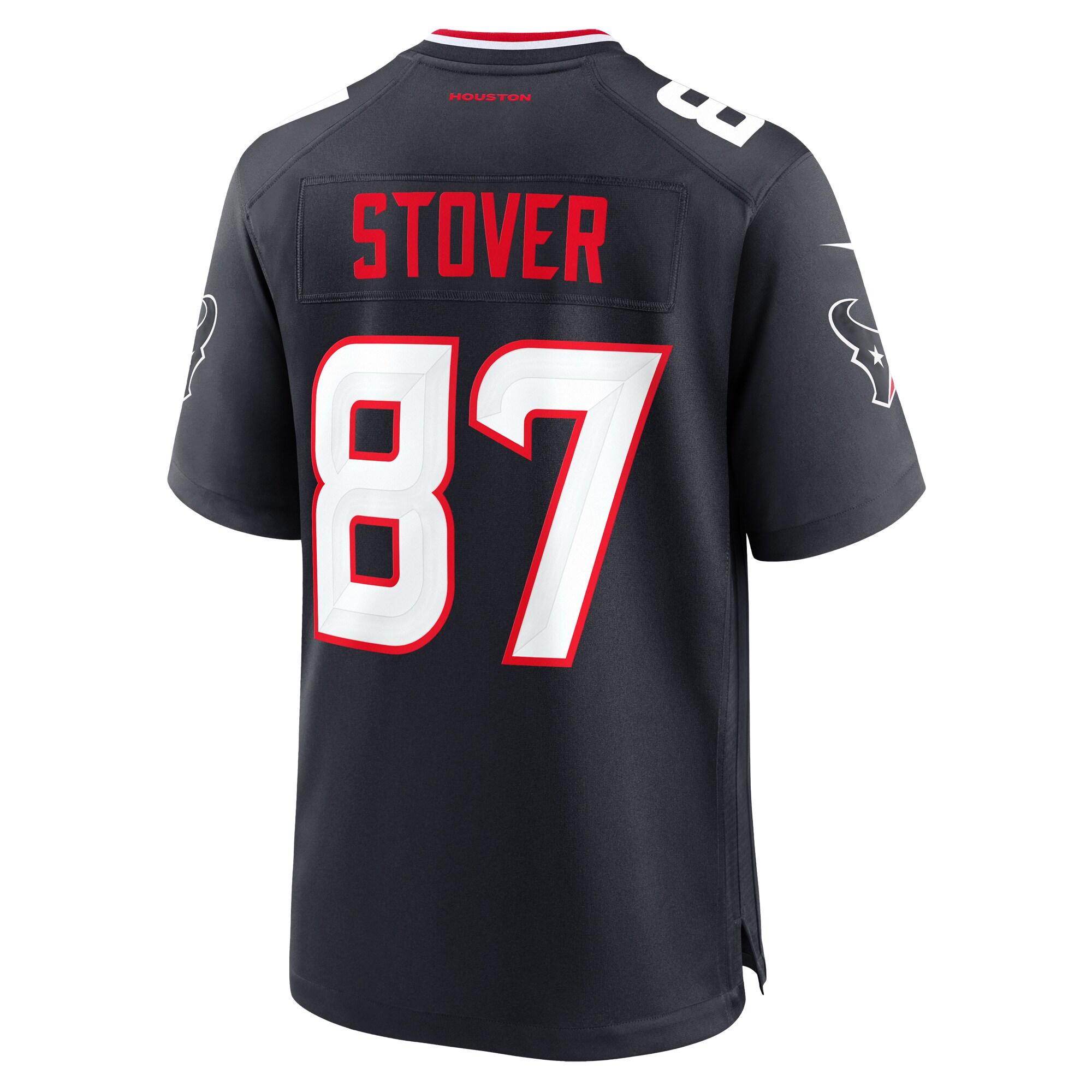 Houston Texans Cade Stover Navy Game NFL Jersey Men's