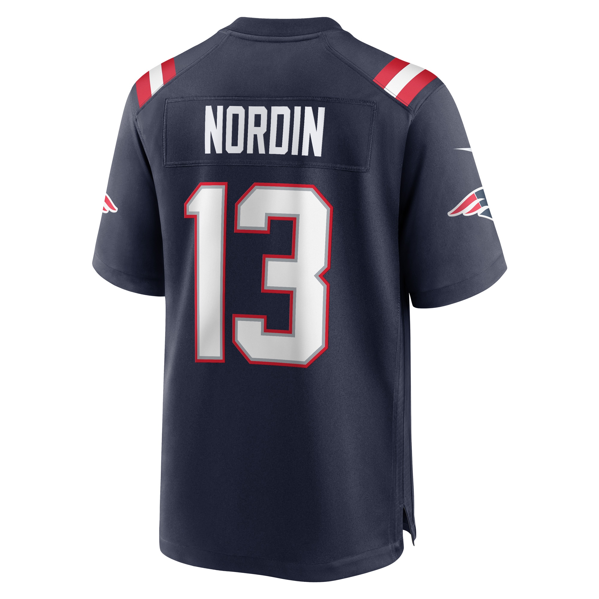 New England Patriots Quinn Nordin Navy Game Player NFL Jersey Men's