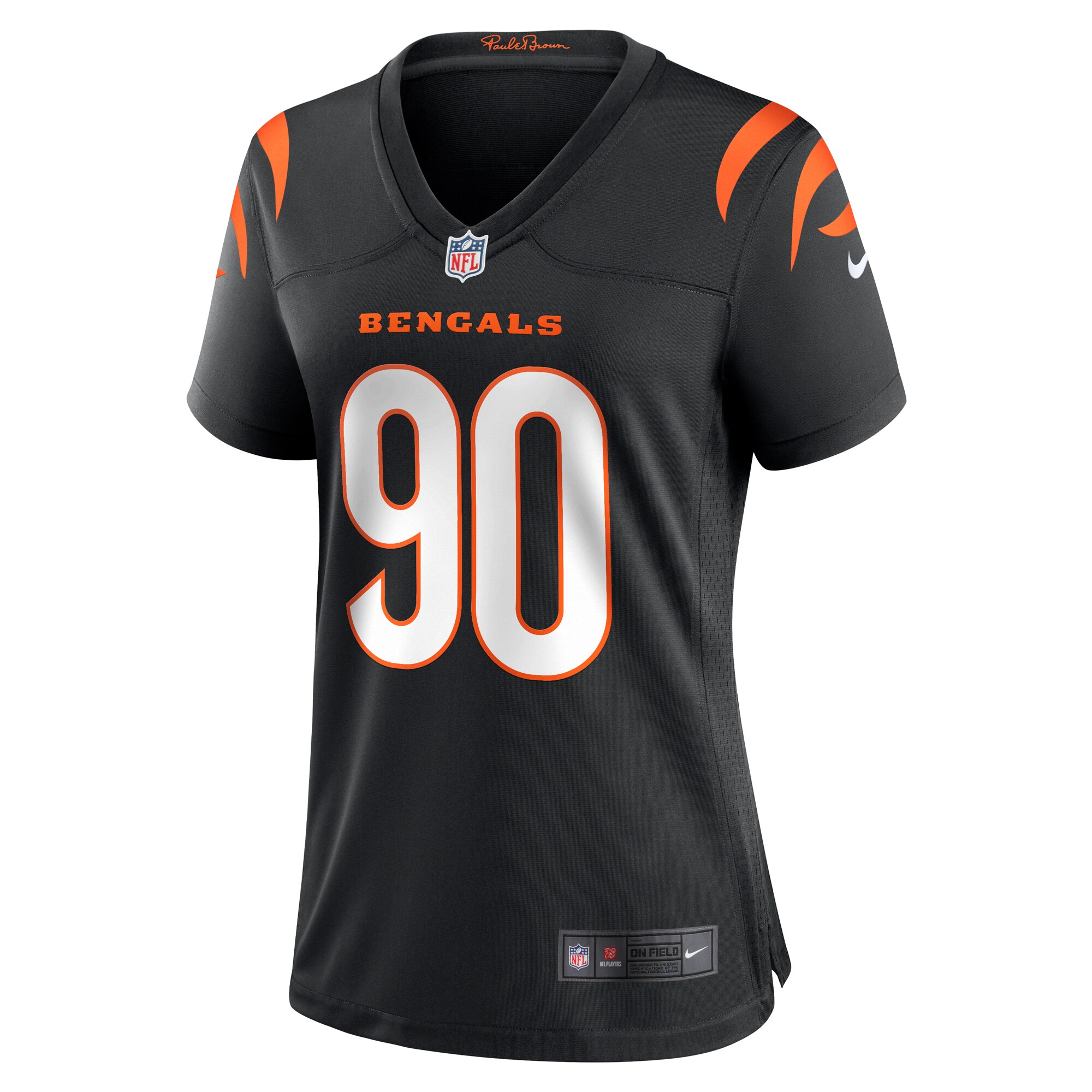 Cincinnati Bengals Kris Jenkins Jr. Black Game NFL Jersey Women's