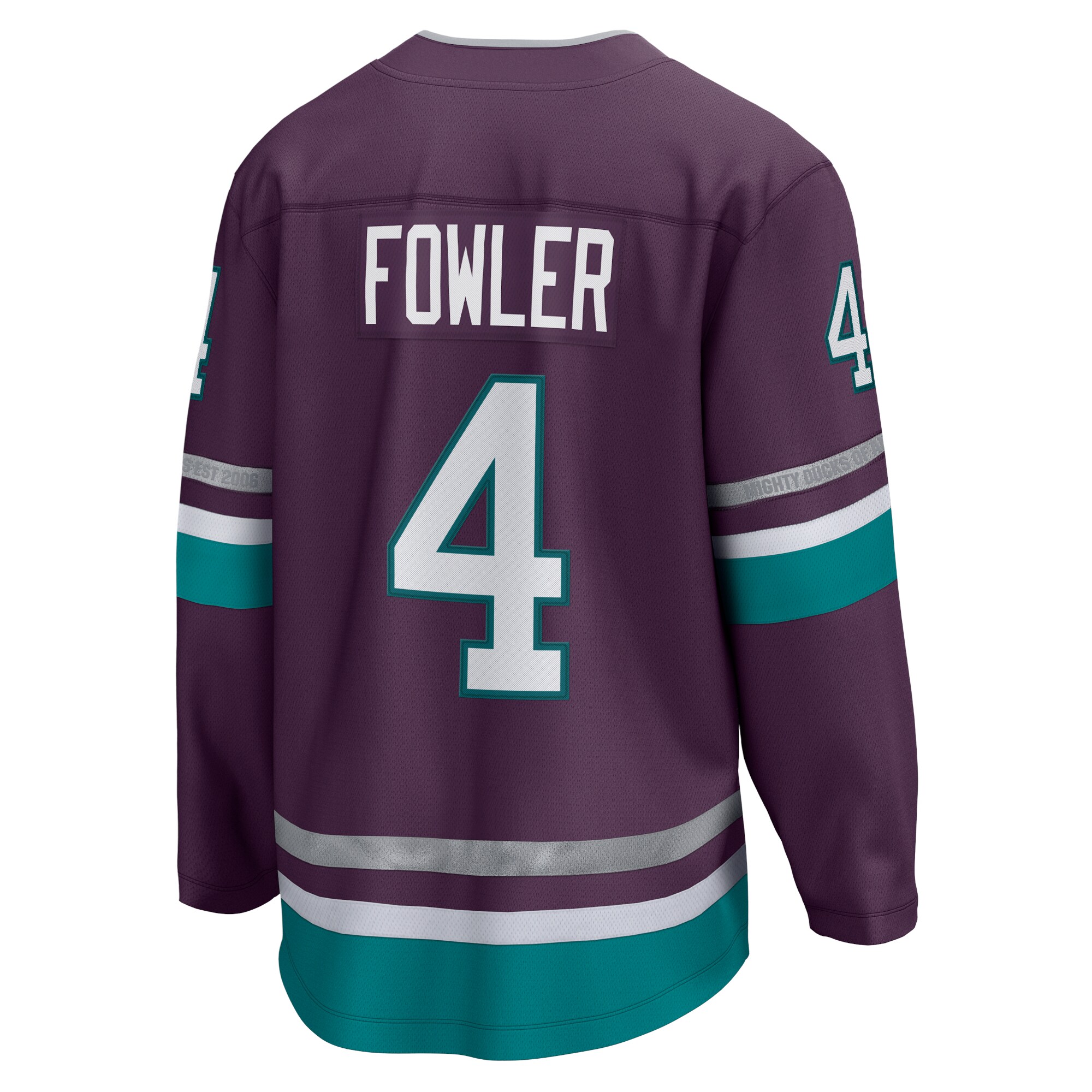 Anaheim Ducks Cam Fowler Purple 30th Anniversary Premier Breakaway NHL Jersey Men's