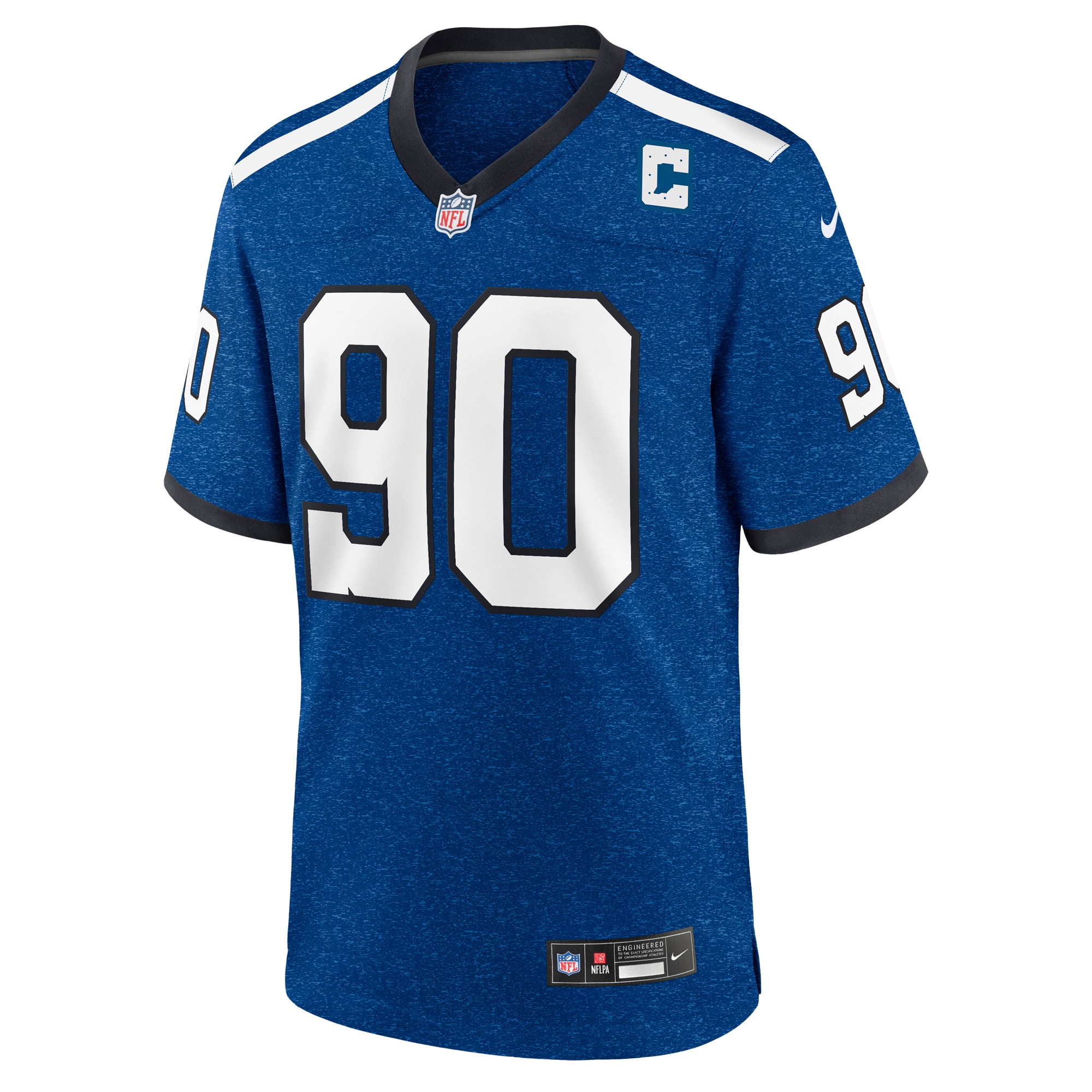 Indianapolis Colts Grover Stewart Royal Indiana Nights Alternate Game NFL Jersey Men's