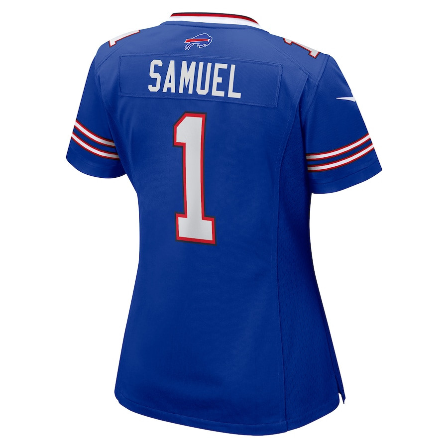 Curtis Samuel 1 Buffalo Bills Game Royal NFL Jersey Women's