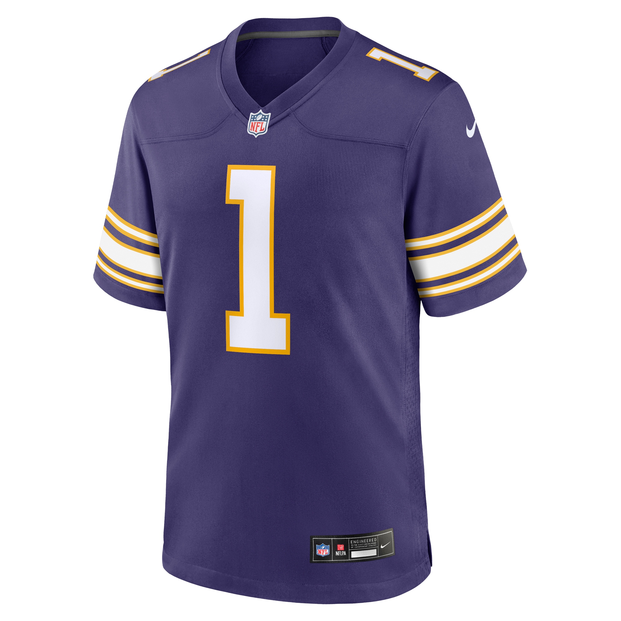 Minnesota Vikings Warren Moon Purple Classic Retired Player Game NFL Jersey Men's
