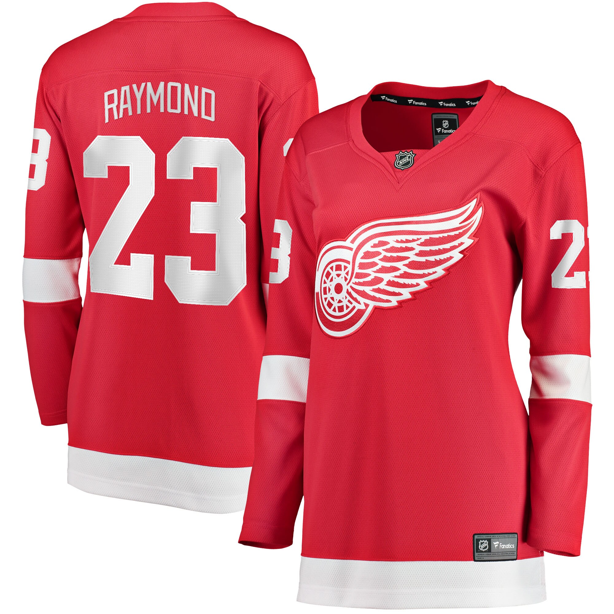 Detroit Red Wings Lucas Raymond Red Home Breakaway Player NHL Jersey Women's
