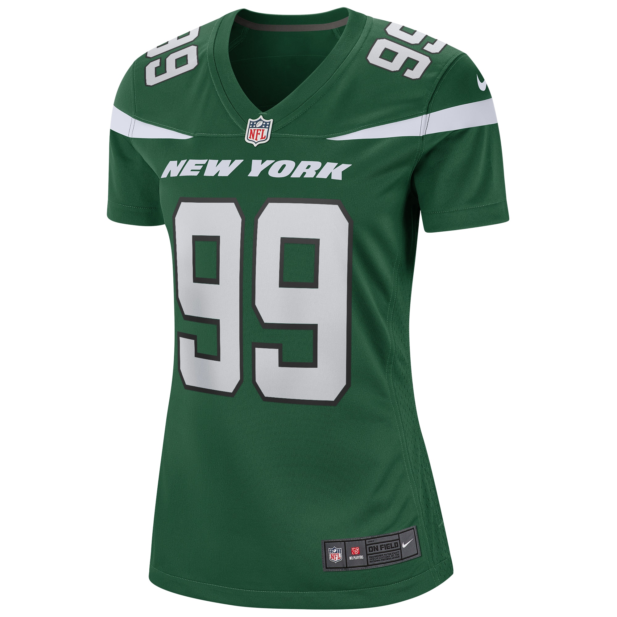 New York Jets Mark Gastineau Gotham Green Game Retired Player NFL Jersey Women's