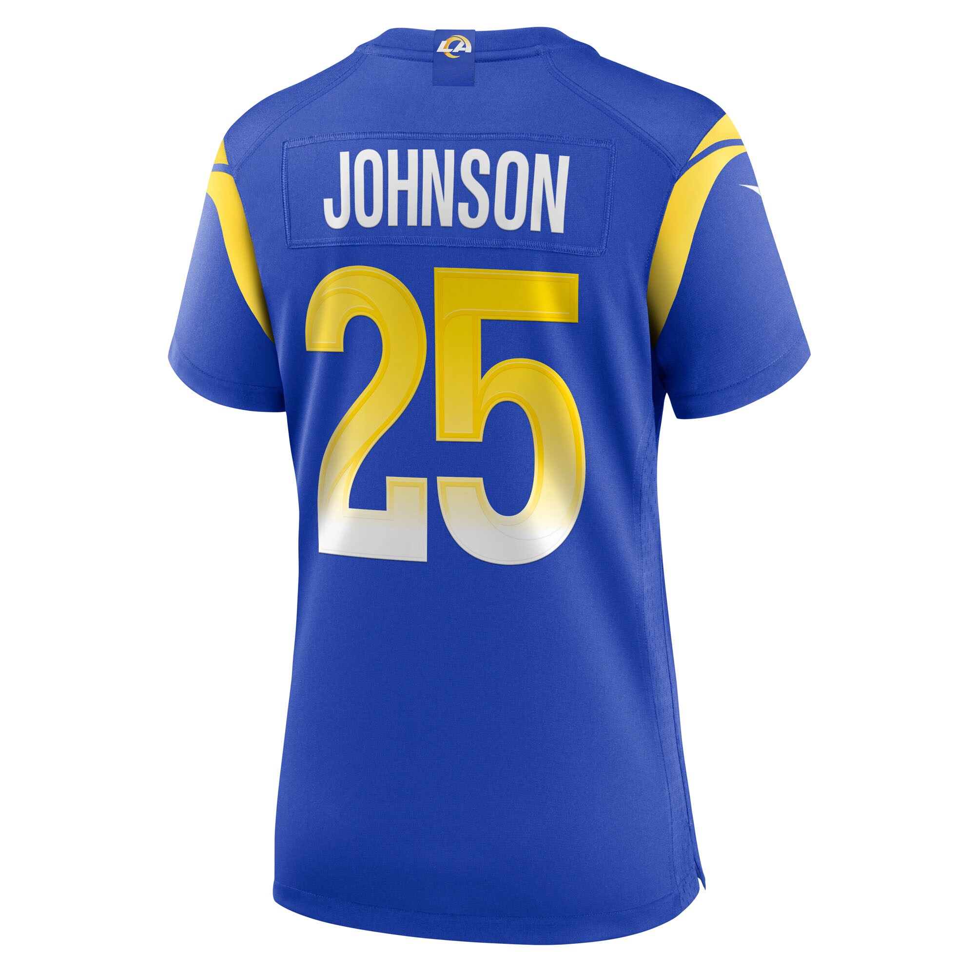 Los Angeles Rams Quindell Johnson Royal Team Game NFL Jersey Women's