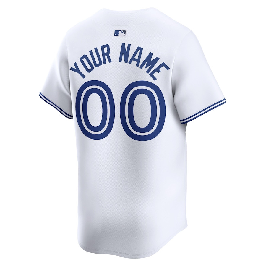 Toronto Blue Jays Home Limited Custom White MLB Jersey Youth