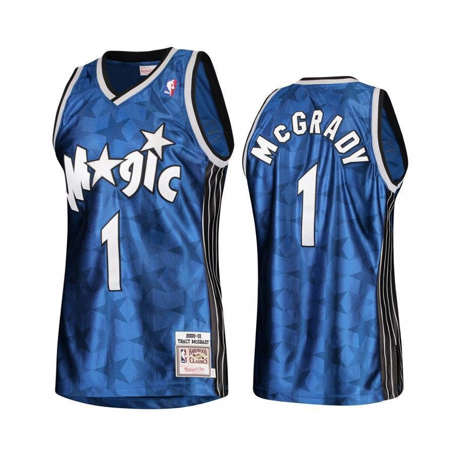 Tracy Mcgrady 1 Orlando Magicc Road Hardwood Classics NBA Jersey Men's