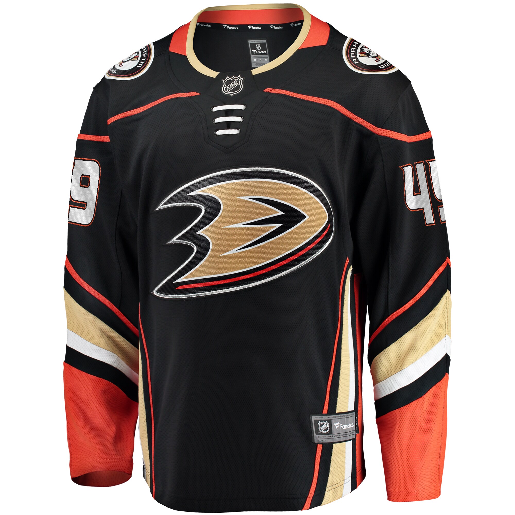 Anaheim Ducks Max Jones Black Home Breakaway NHL Jersey Men's