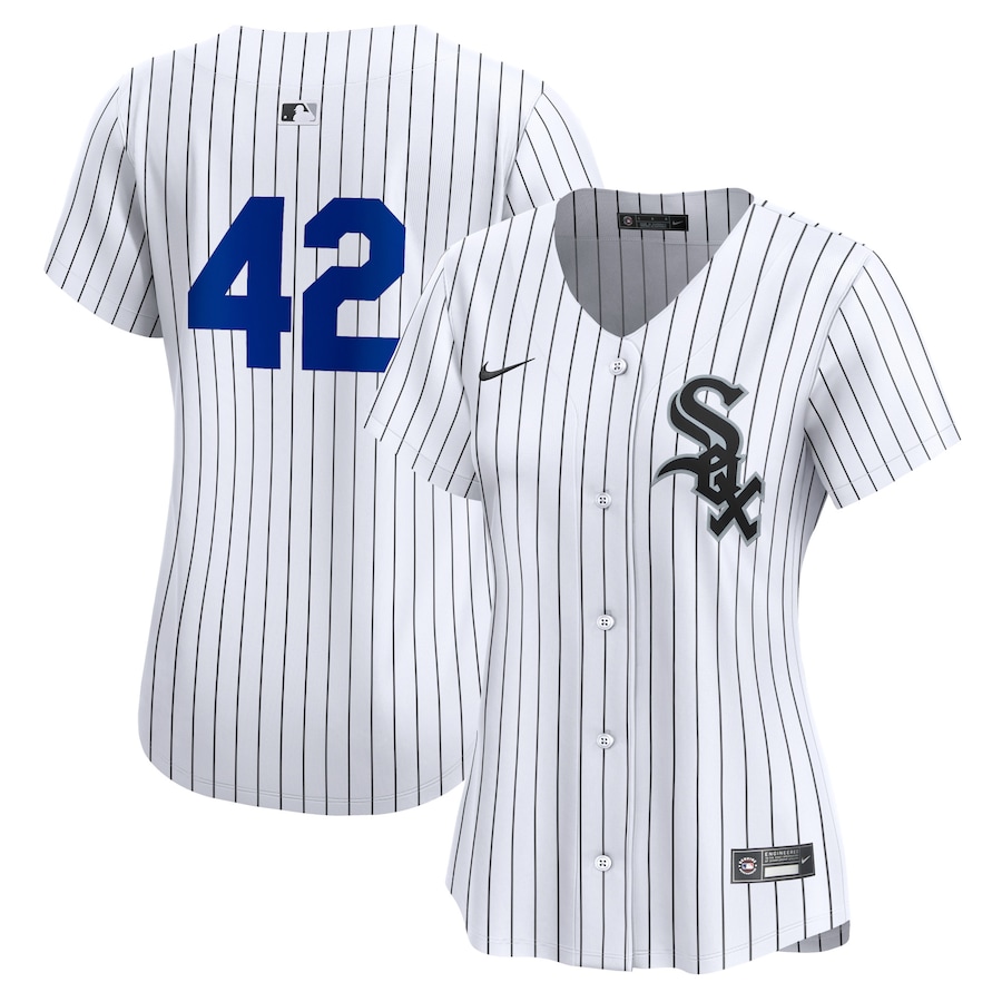 Chicago White Sox Women's 2024 Jackie Robinson Day Home Limited Jersey White