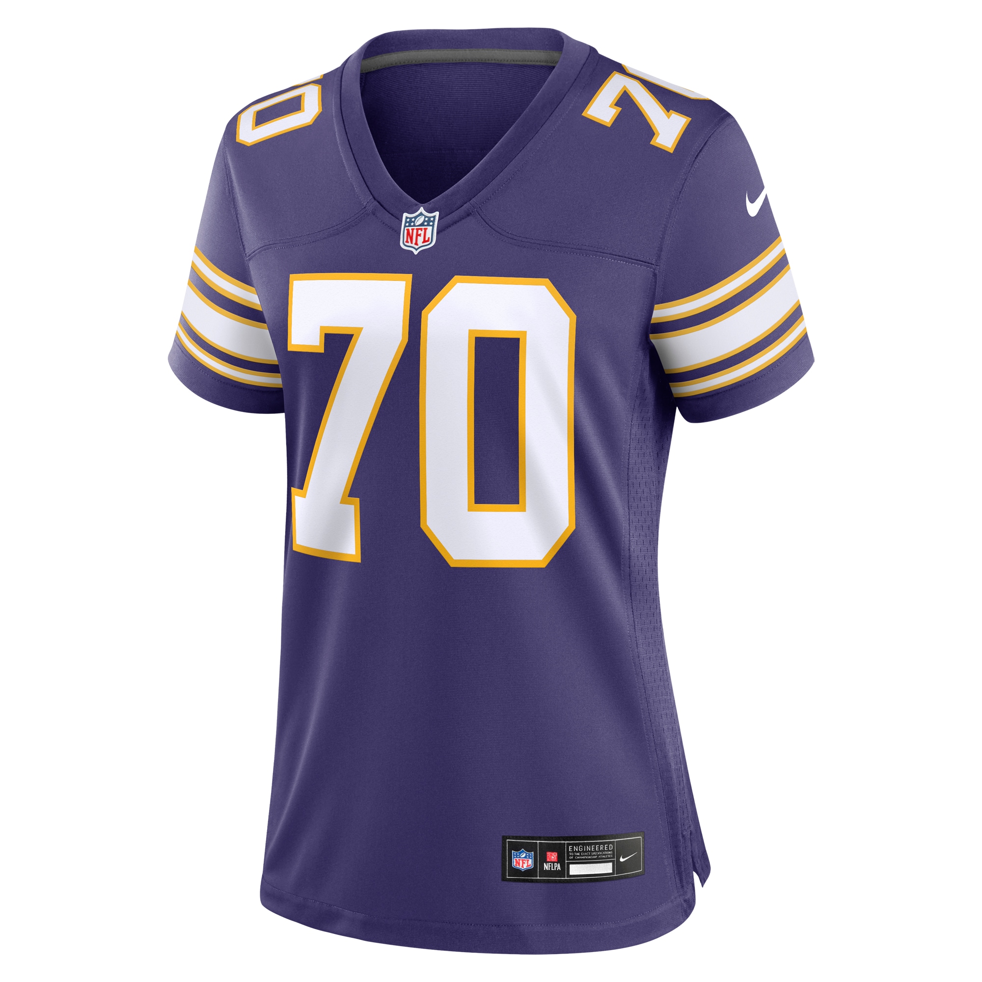 Minnesota Vikings Jim Marshall Purple Classic Retired Player NFL Jersey Women's