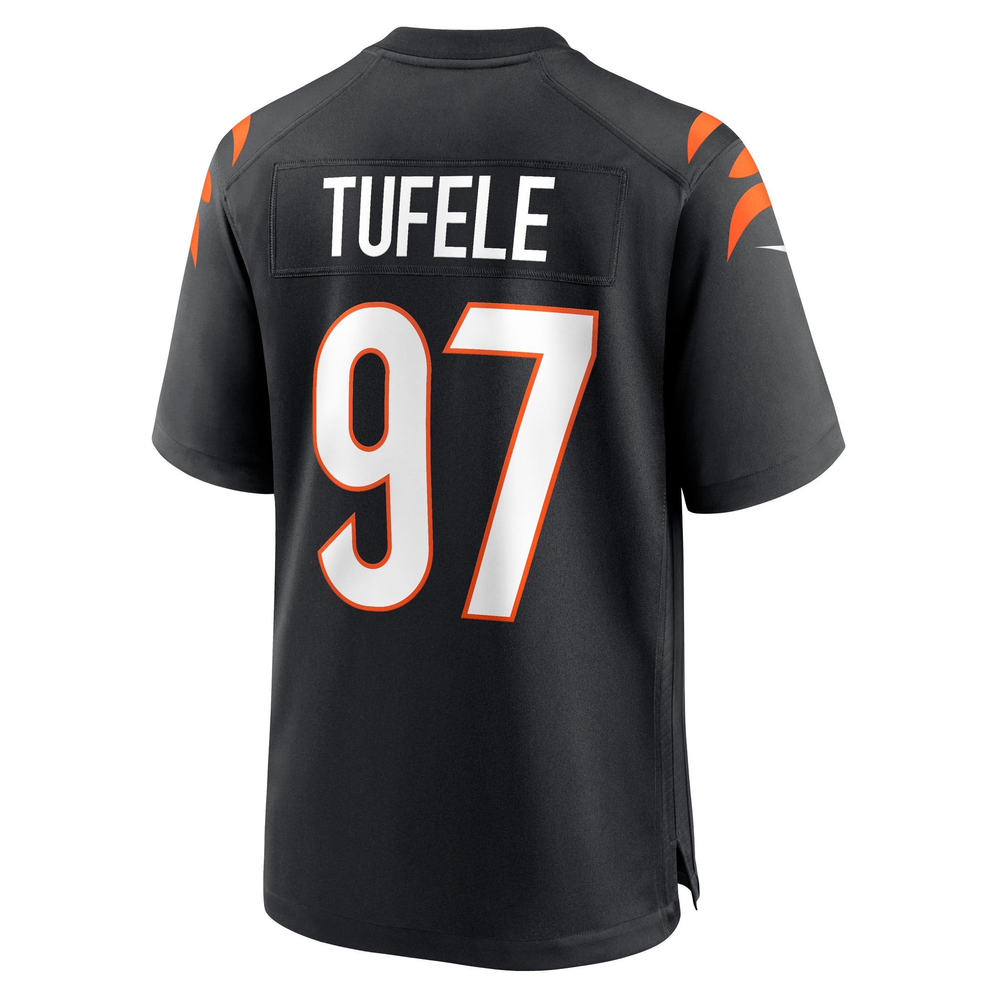 Cincinnati Bengals Jay Tufele Black Game Player NFL Jersey Men's