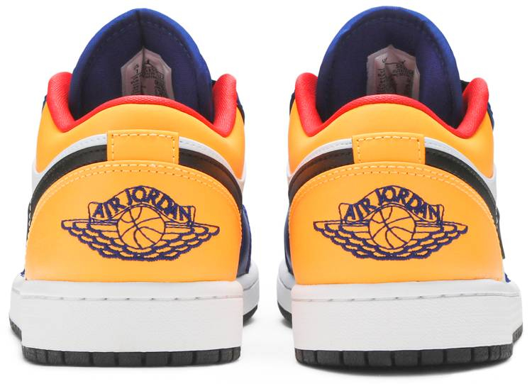 Air Jordan 1 Low White Deep Royal Blue 553558-123