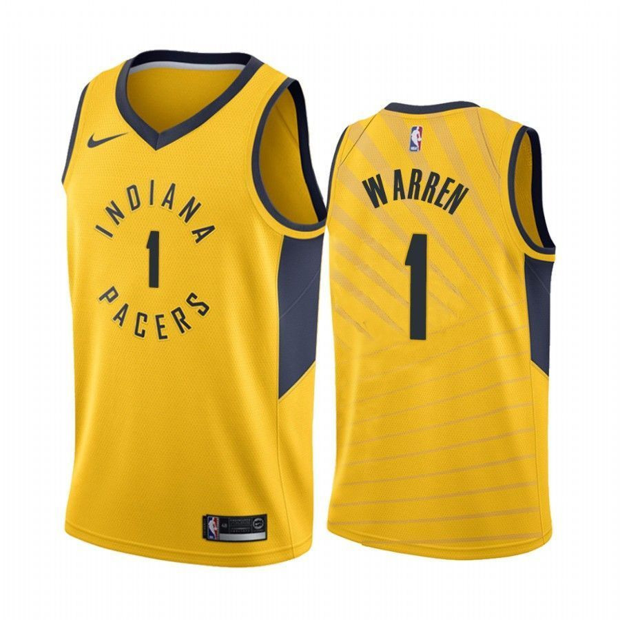 Indiana Pacers T.j. Warren 1 Statet NBA Jersey Men's