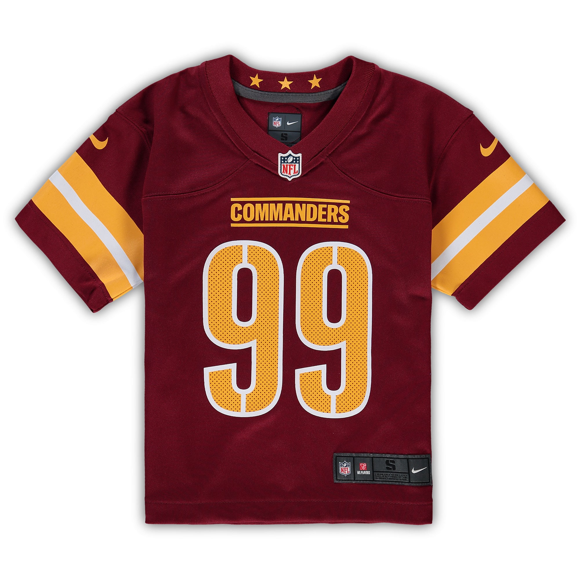 Preschool Washington Commanders Chase Young Burgundy Game NFL Jersey Men's
