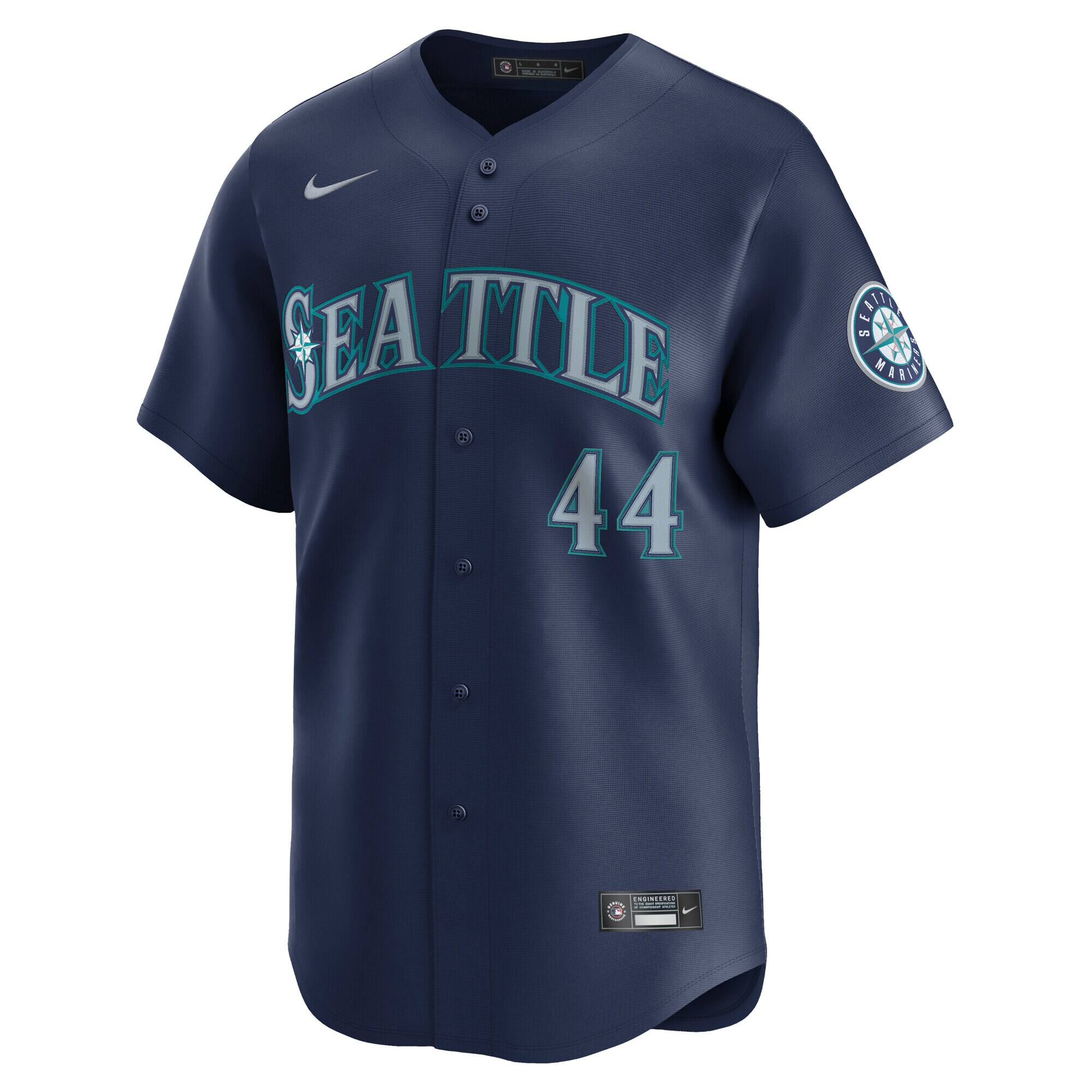 Seattle Mariners Julio Rodriguez Navy Road Limited MLB Jersey Men's