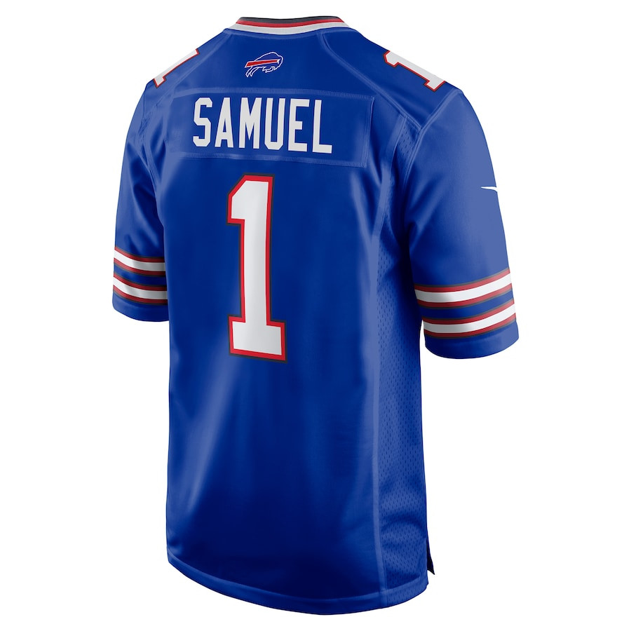 Curtis Samuel 1 Buffalo Bills Game Royal NFL Jersey Men's