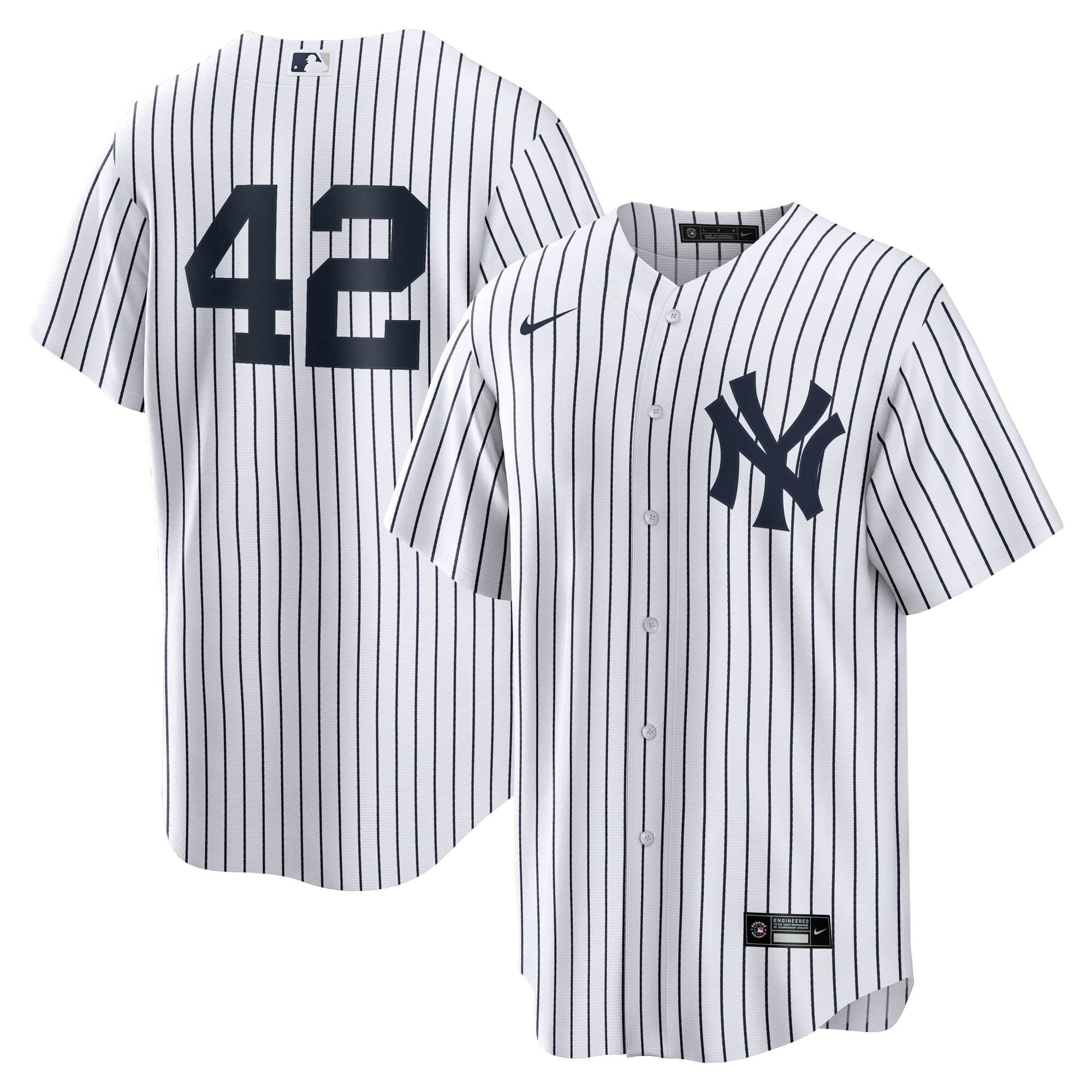 New York Yankees Mariano Rivera White Home Retired Player MLB Jersey Men's
