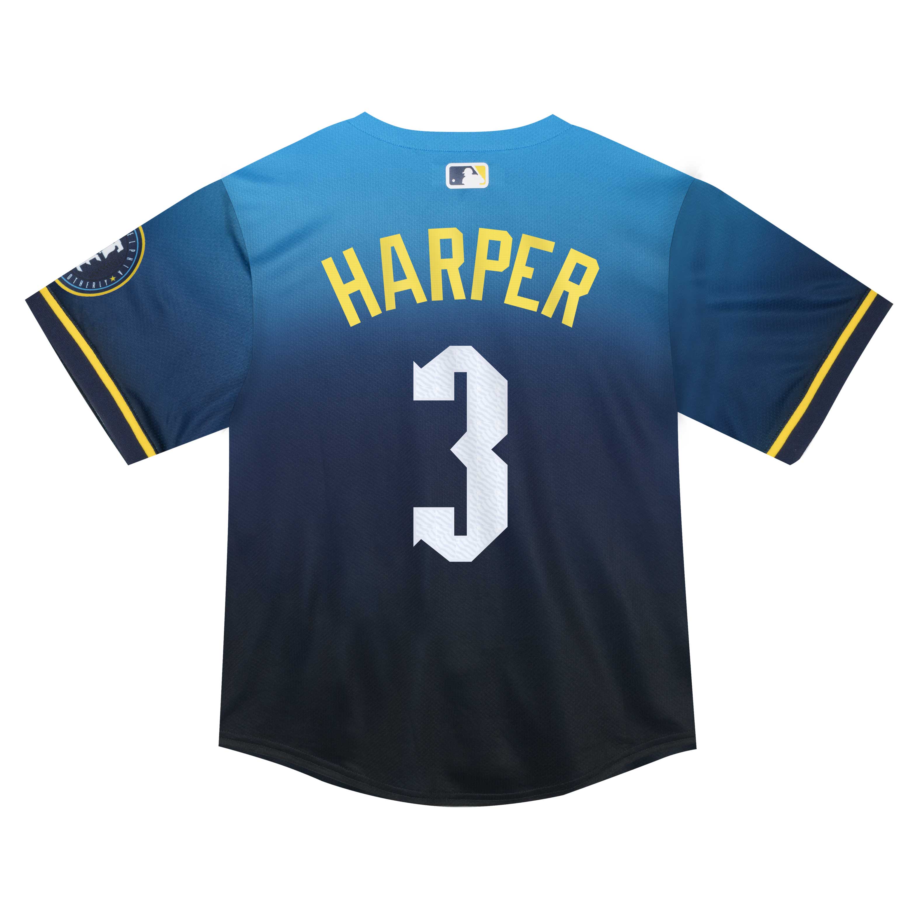 Infant Philadelphia Phillies Bryce Harper Blue 2024 City Connect Limited Player MLB Jersey Men's