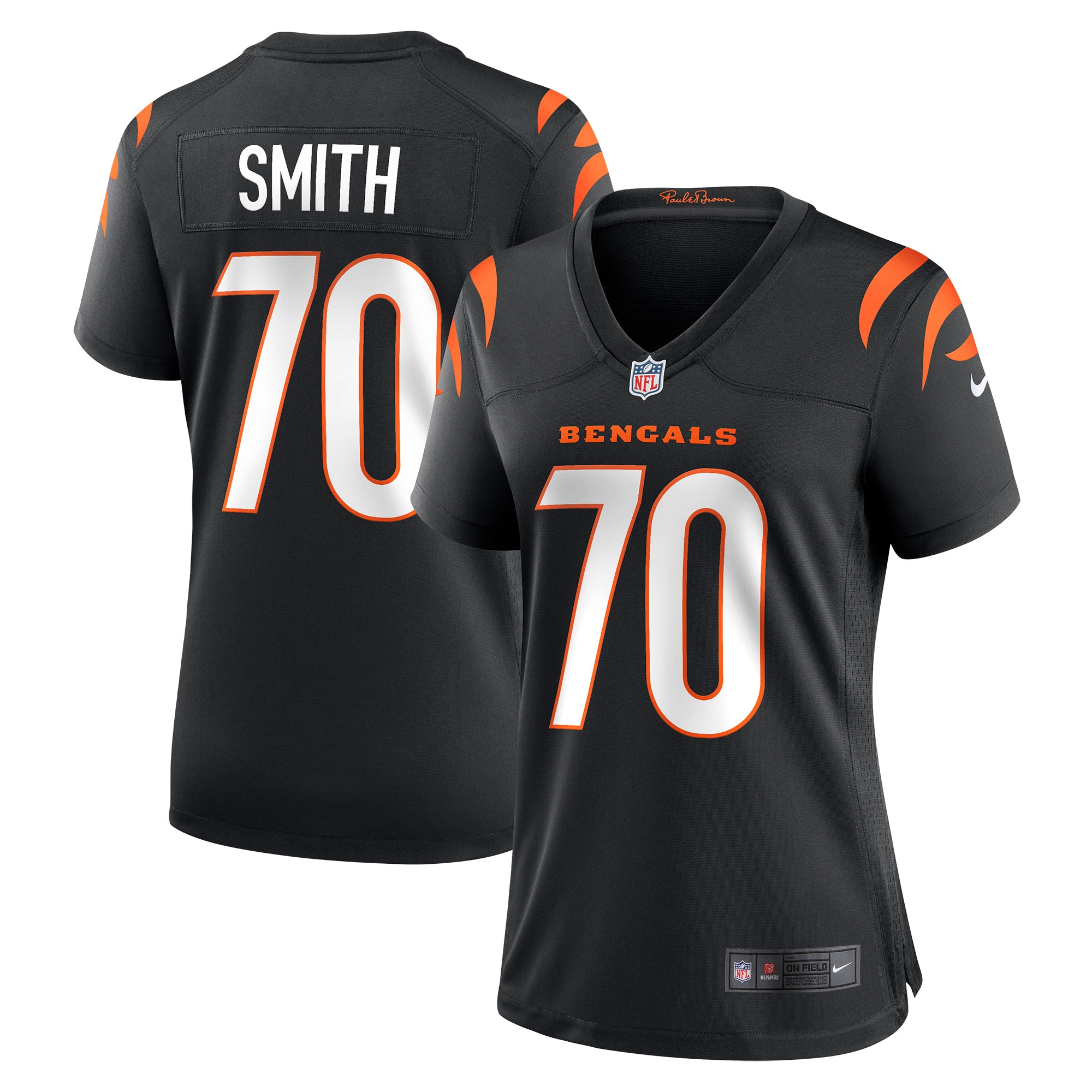 Cincinnati Bengals D'Ante Smith Black Game NFL Jersey Women's