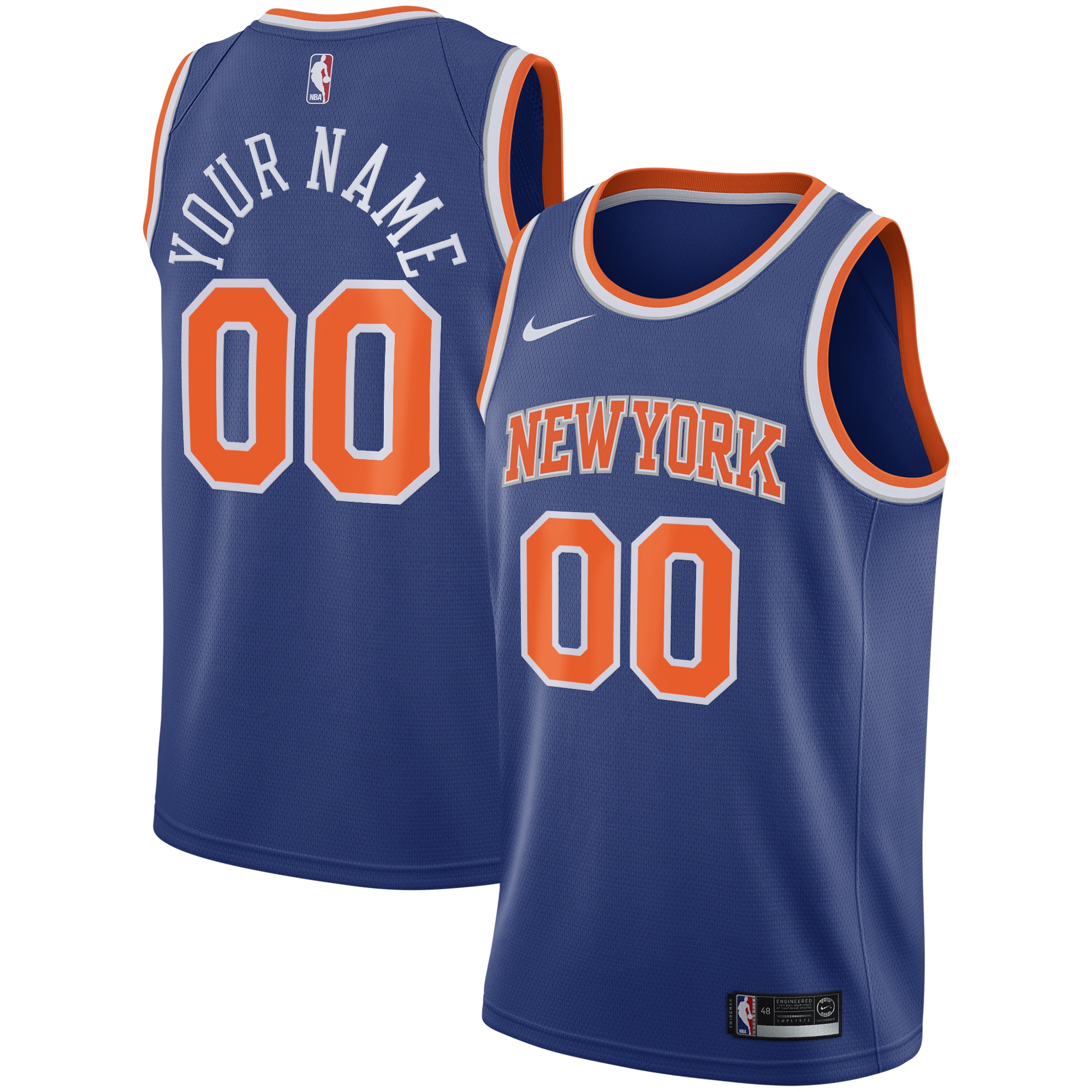 New York Knicks Icon Swingman Custom NBA Jersey Youth