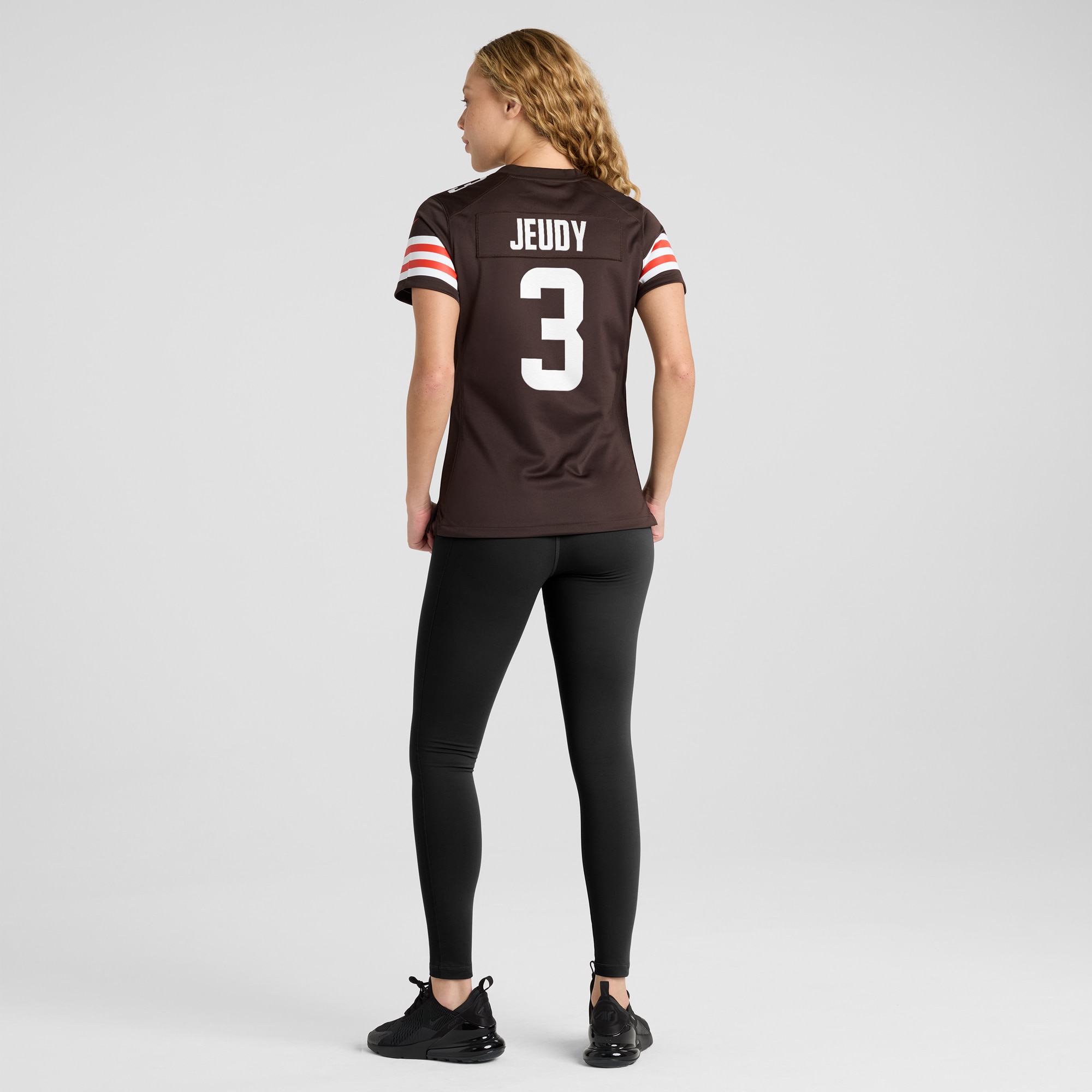 Cleveland Browns Jerry Jeudy Brown Game NFL Jersey Women's