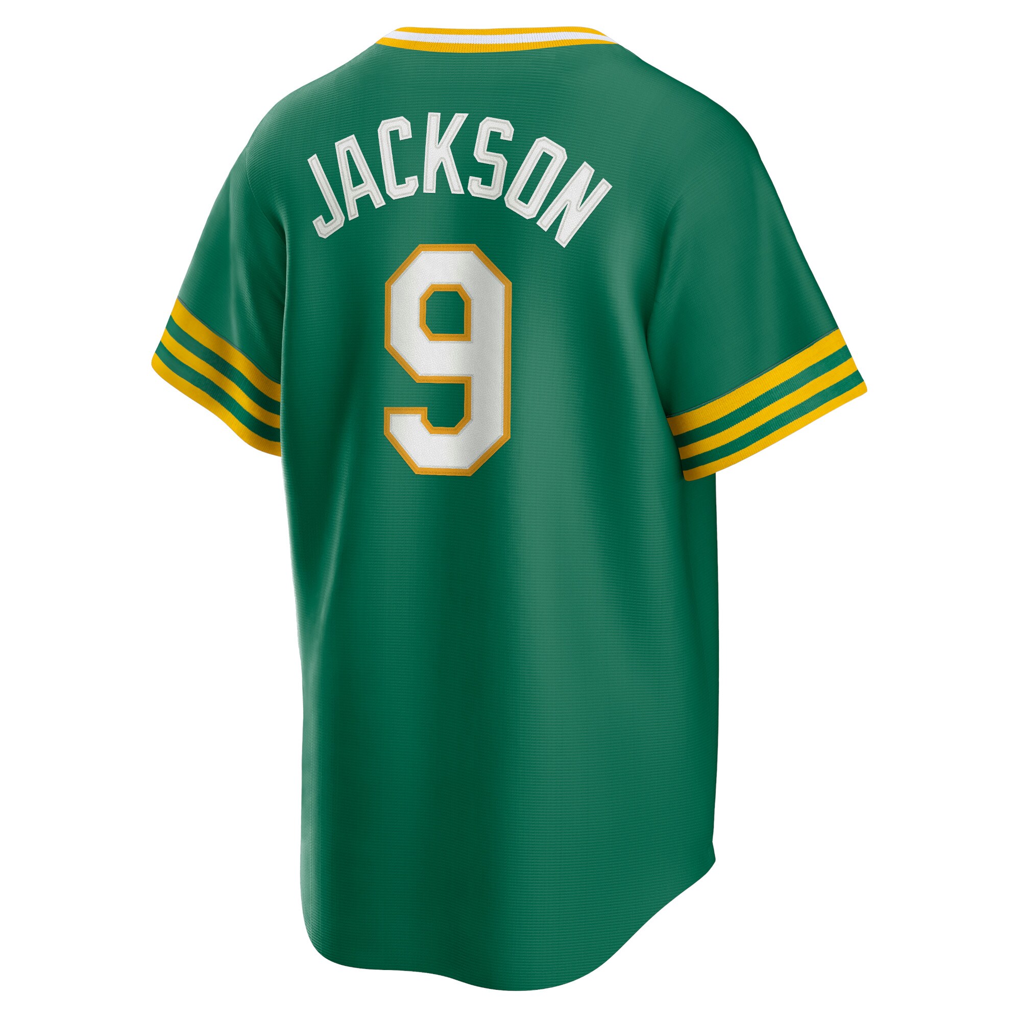 Oakland Athletics Reggie Jackson Kelly Green Road Cooperstown Collection Player MLB Jersey Men's