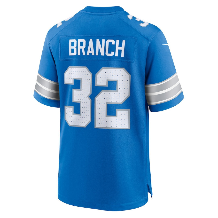 Brian Branch #32 Detroit Lions Super Bowl LIX Blue NFL Jersey Youth