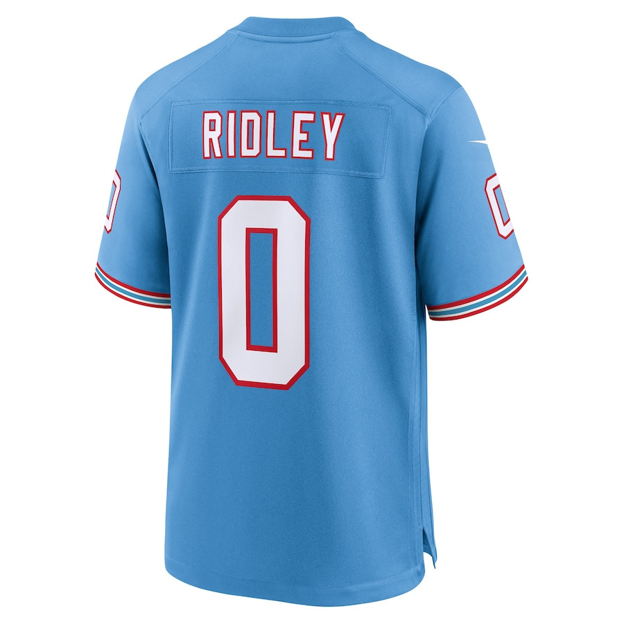 Calvin Ridley 0 Tennessee Titans Alternate Game Light Blue NFL Jersey Men's