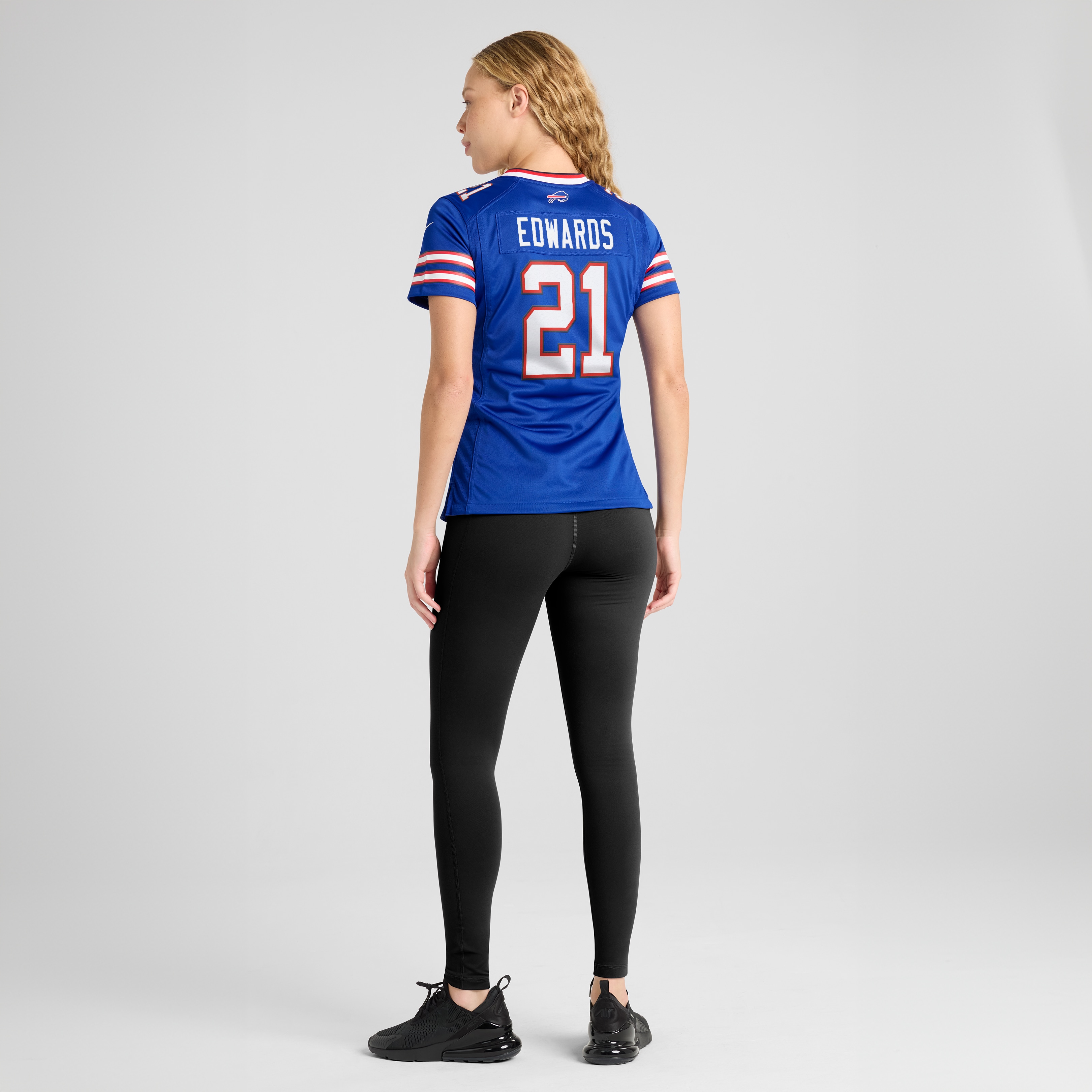 Buffalo Bills Mike Edwards Royal Team Game NFL Jersey Women's