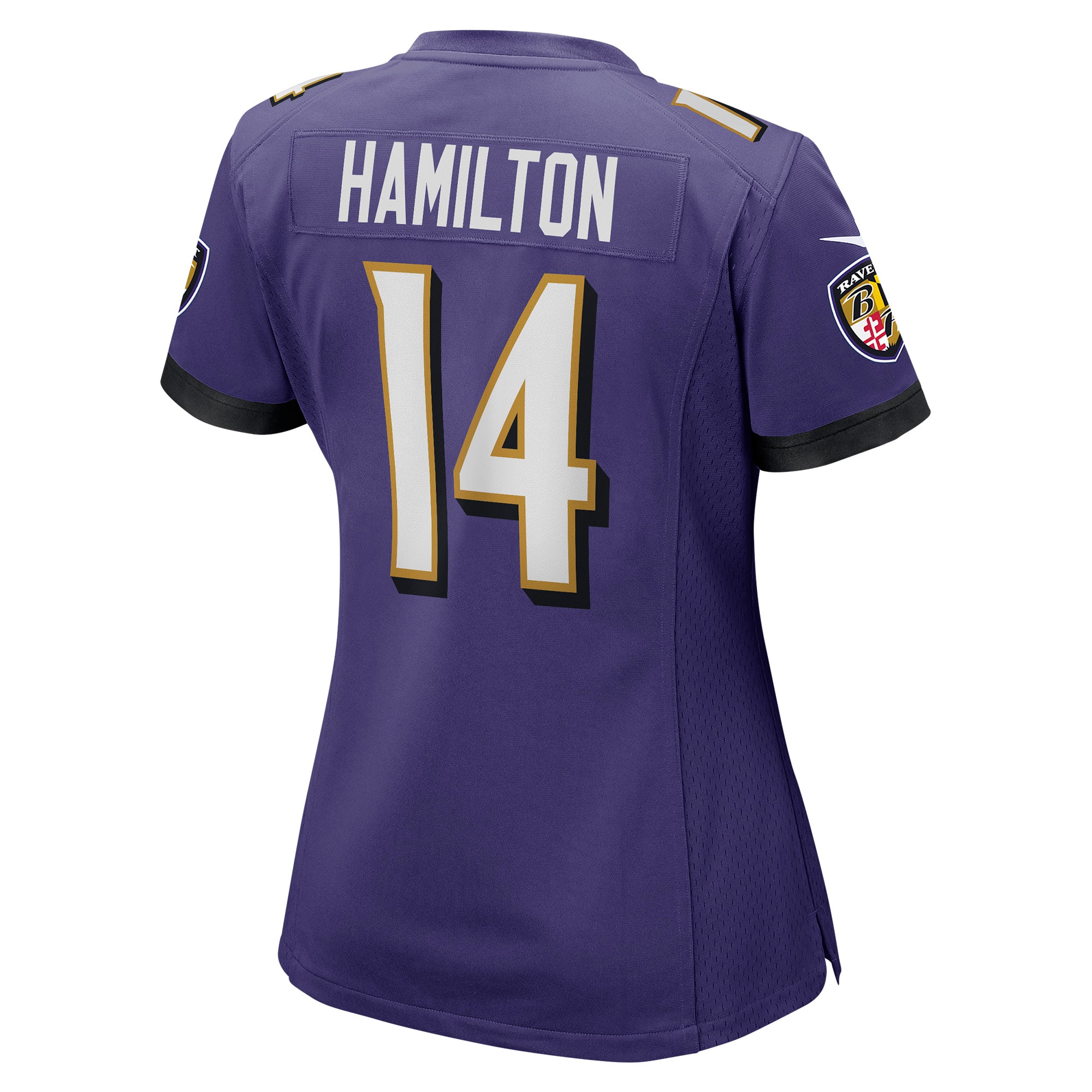 Baltimore Ravens Kyle Hamilton Purple Player Game NFL Jersey Women's