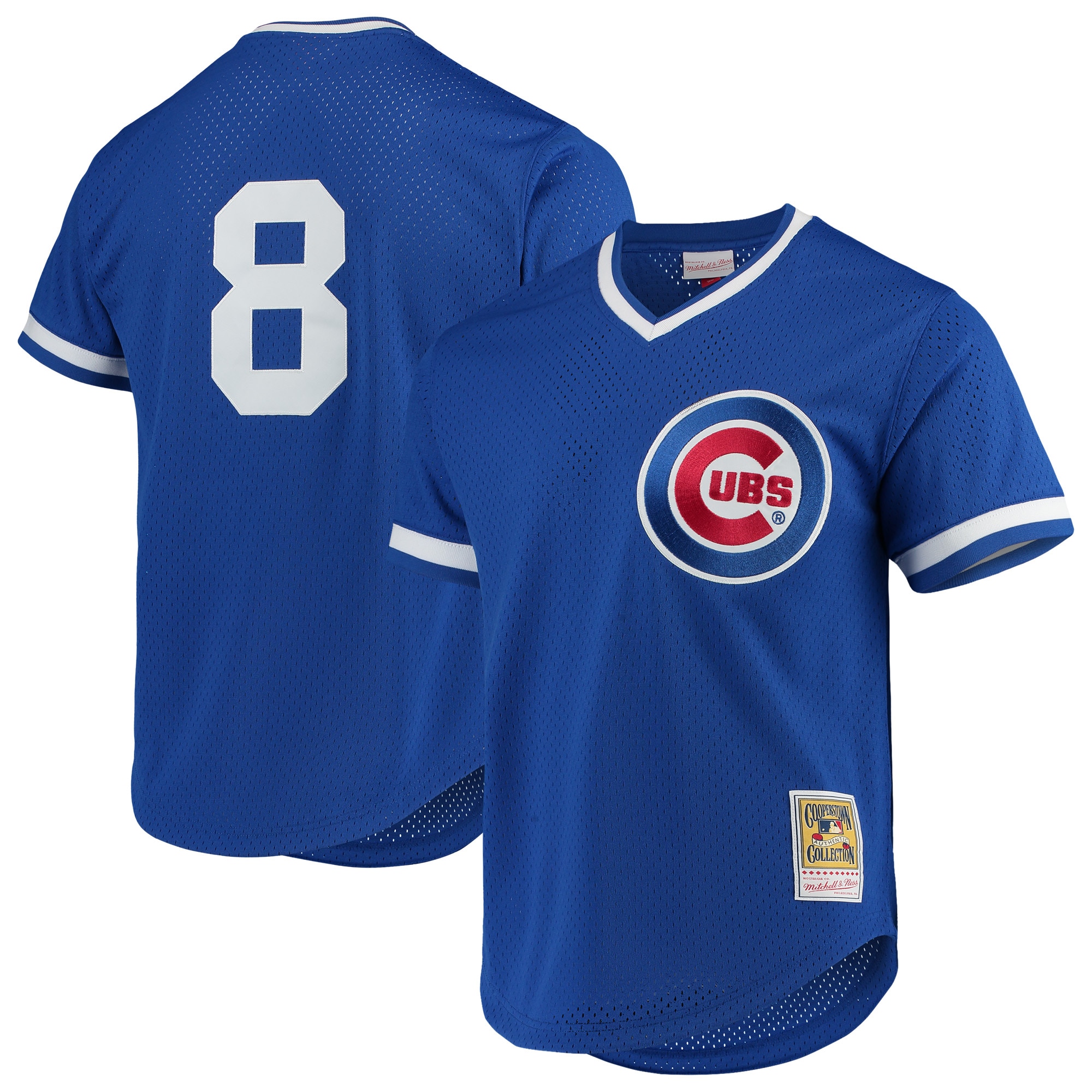 Chicago Cubs Andre Dawson Mitchell Ness Royal Cooperstown Collection Mesh Batting Practice MLB Jersey Men's