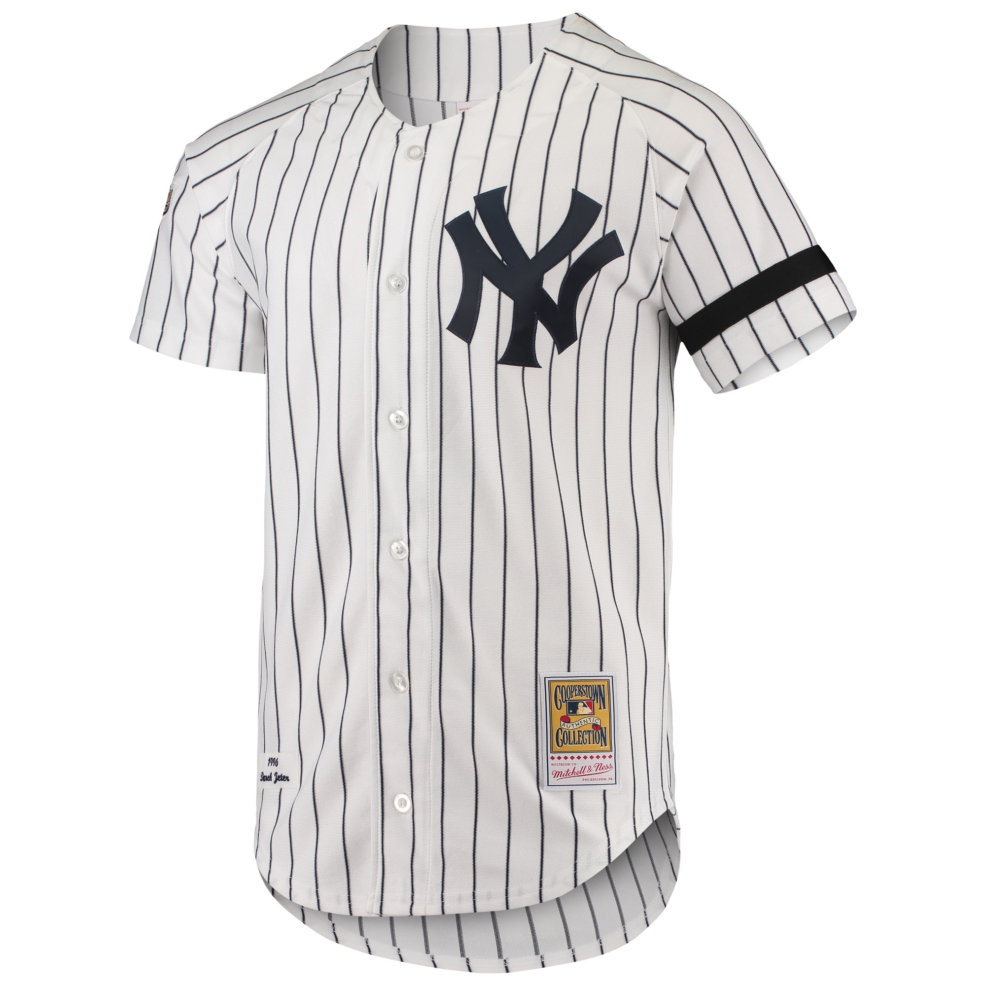 New York Yankees Mitchell Ness White Cooperstown Collection 1996 Home MLB Jersey Men's