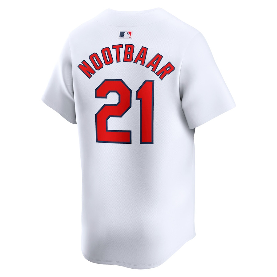 Lars Nootbaar 21 St. Louis Cardinals Home Limited White MLB Jersey Men's