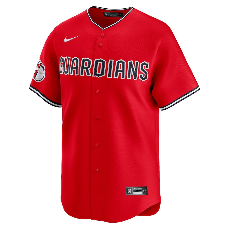Jose Ramirez 11 Cleveland Guardians Alternate Limited Red MLB Jersey Men's