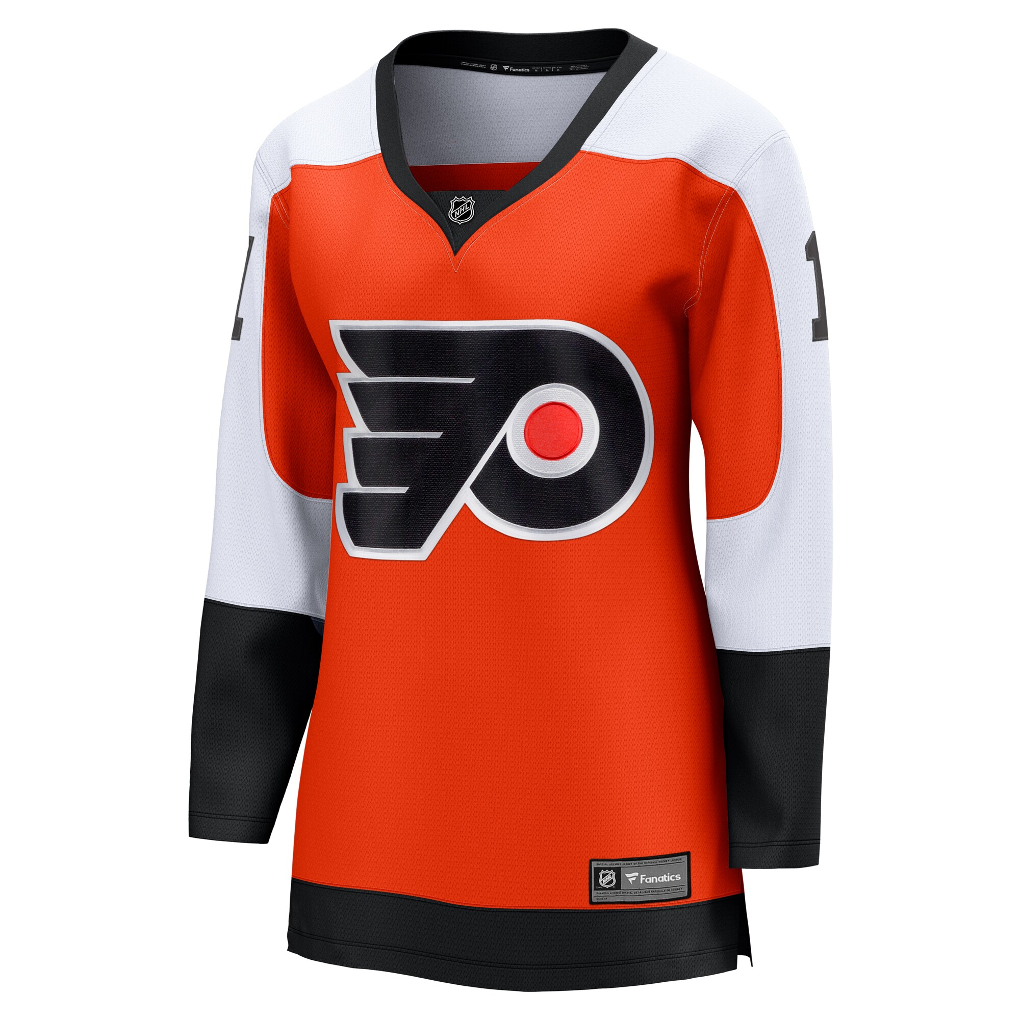 Philadelphia Flyers Travis Konecny Orange Home Breakaway Player NHL Jersey Women's