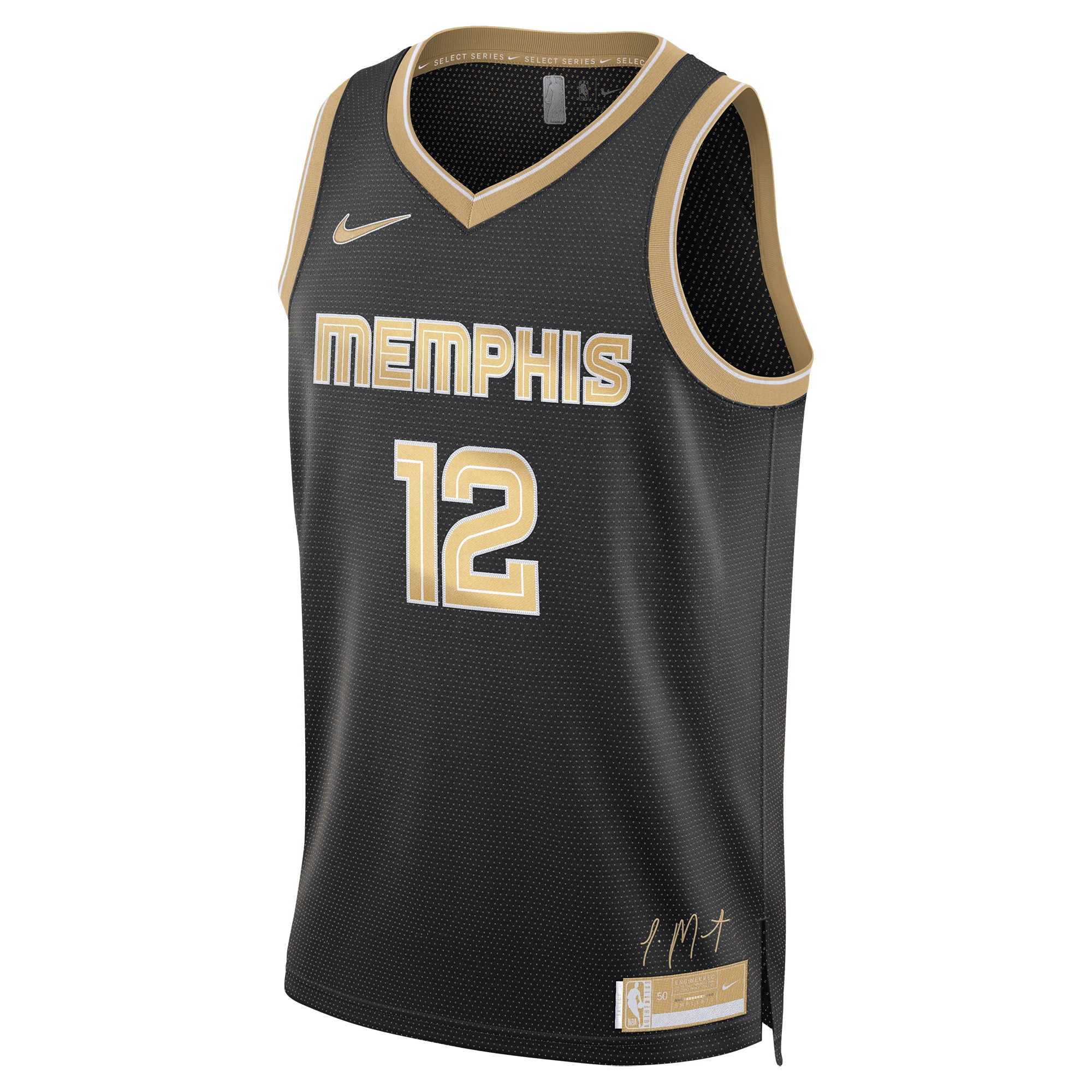 Memphis Grizzlies Select Series Swingman Ja Morant NBA Jersey Men's