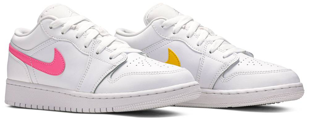 Air Jordan 1 Low GS White Neon CW7035-100