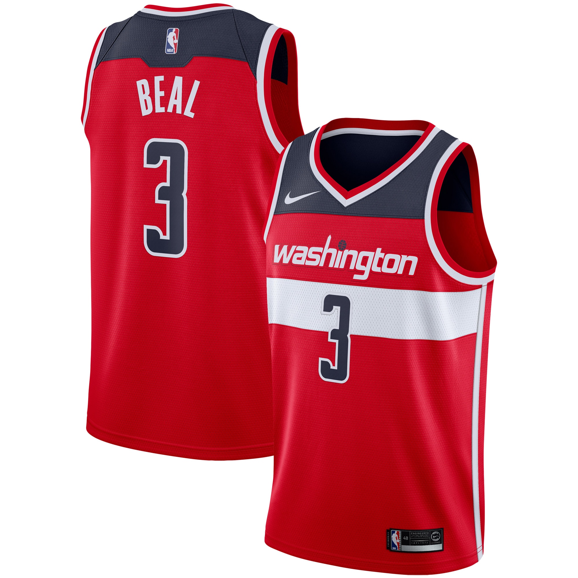 Bradley Beal Red Washington Wizards Swingman NBA Jersey Youth
